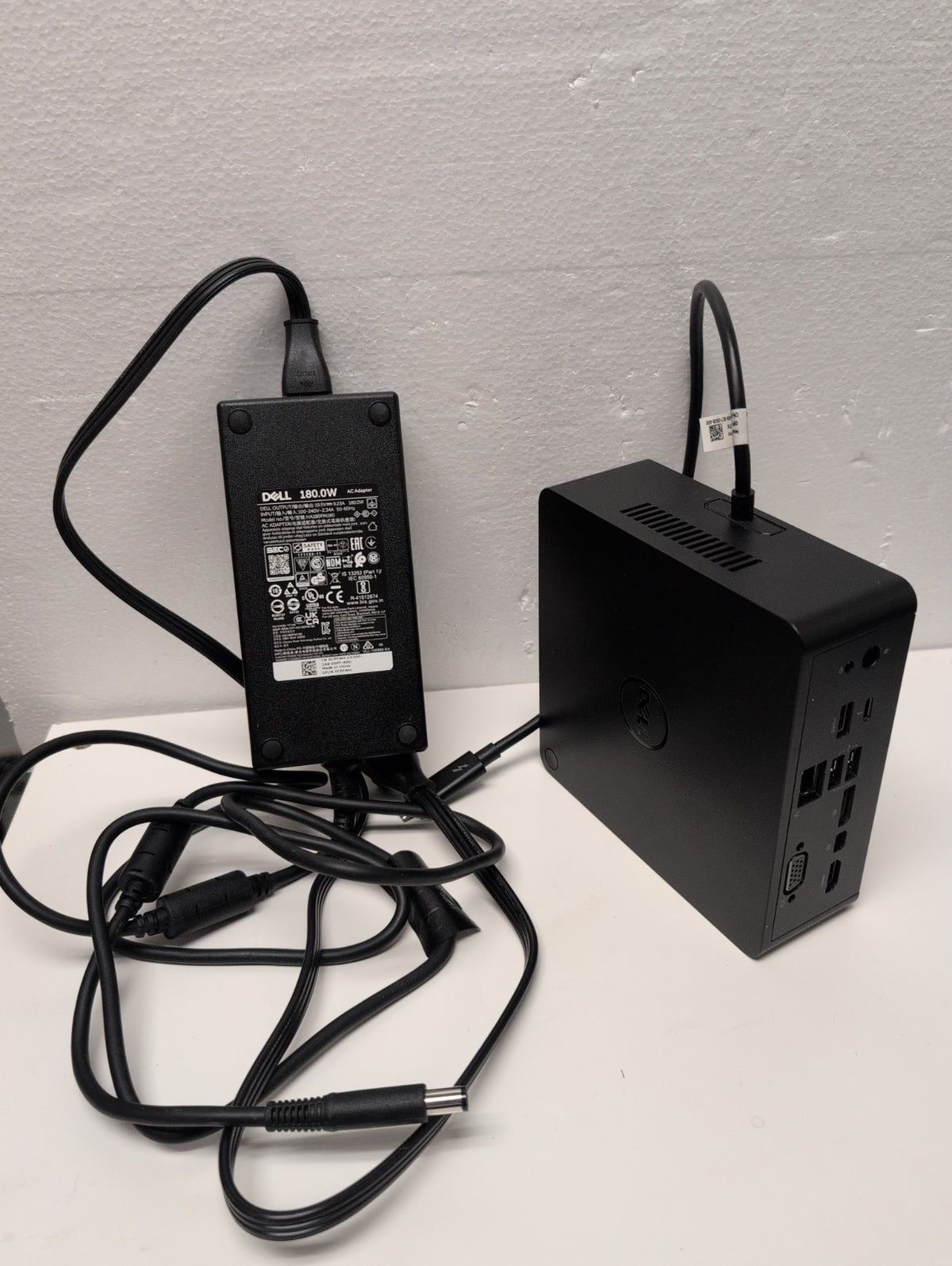 🔥 Dell TB16 K16A Thunderbolt Docking Station USB-C w/ 180W Adapter Tested  -