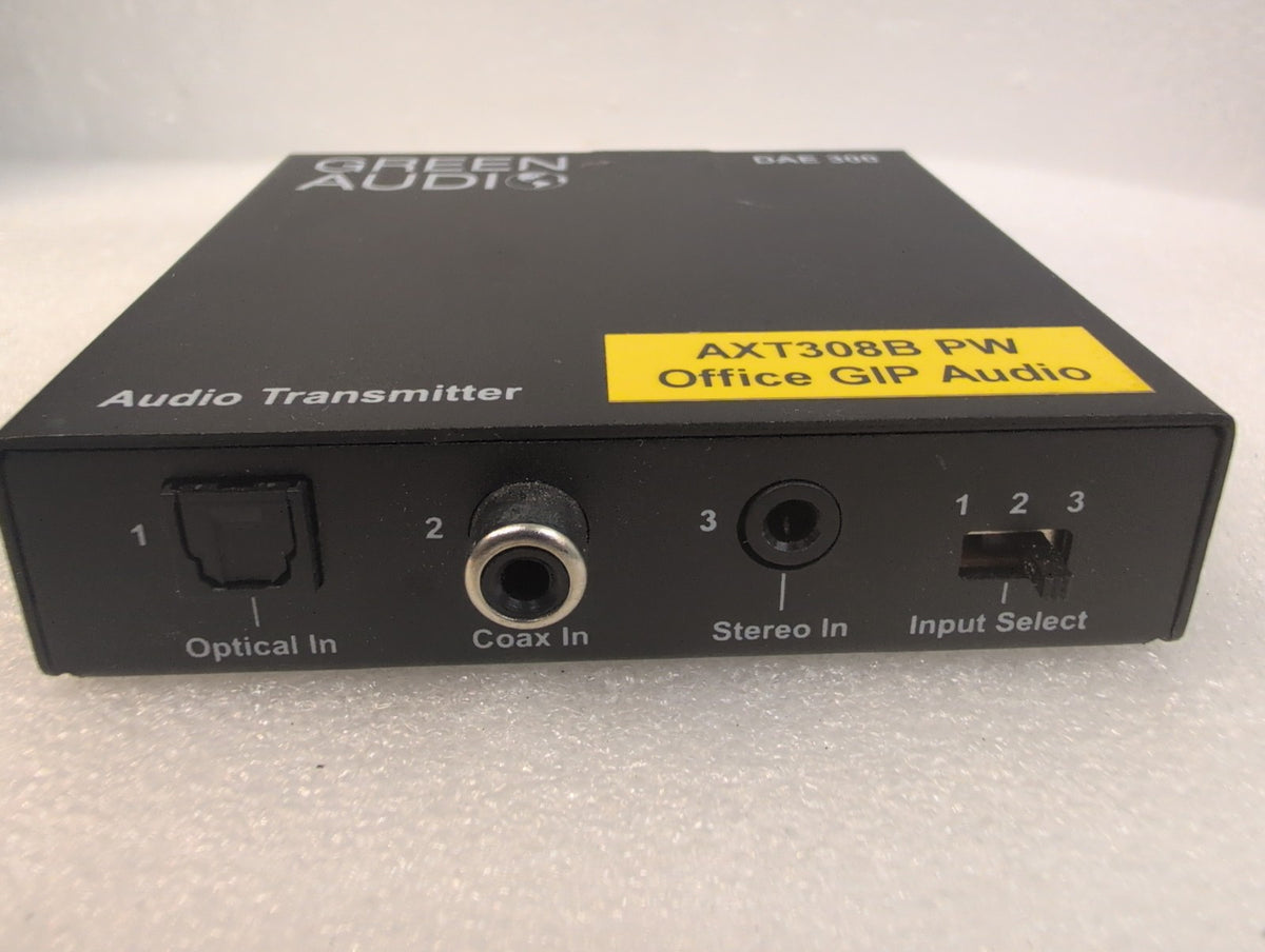 🎸 Green Audio DAE300 Digital Audio Transmitter, Optical Coax to TP RJ45 Black