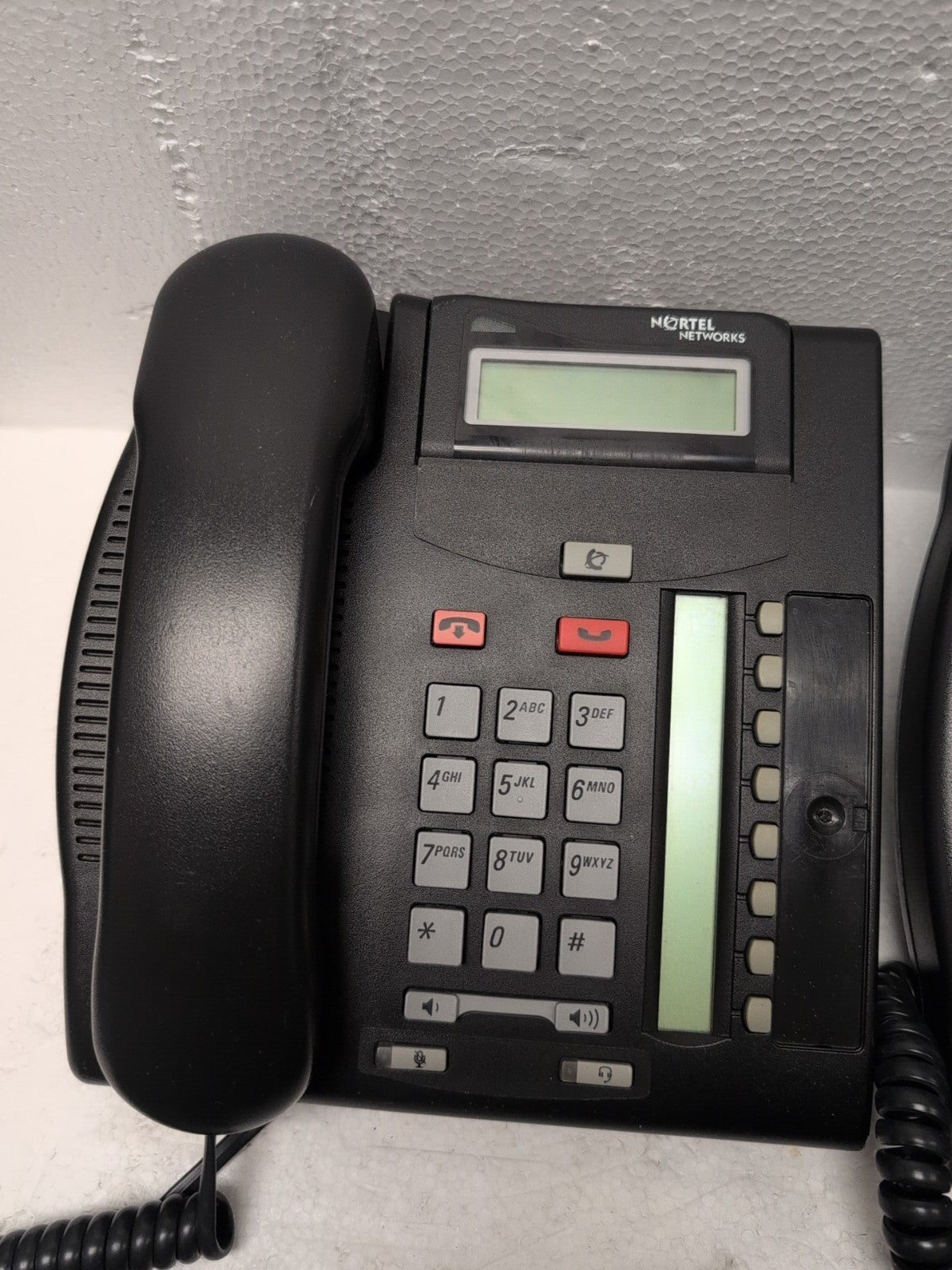 3x Nortel Networks T7208 Charcoal Digital Display Phones -