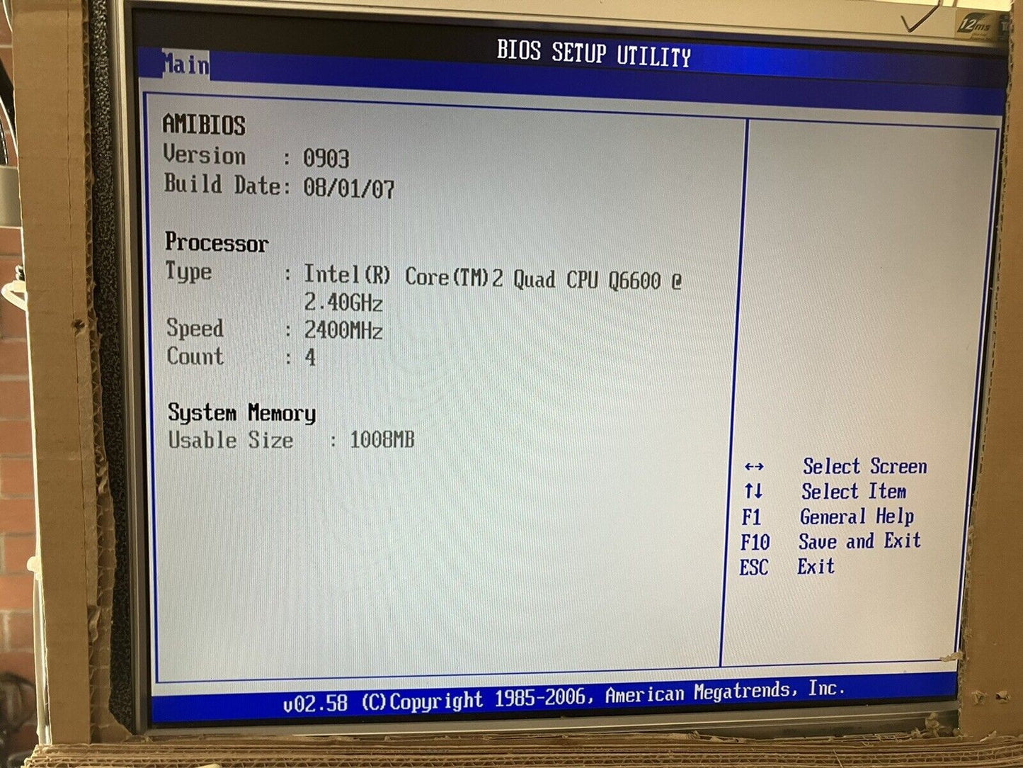 ~ ASUS P5B-VM DO Socket 775 M-ATX Motherboard W/ C2Q Q6600 SLACR + IO Plate