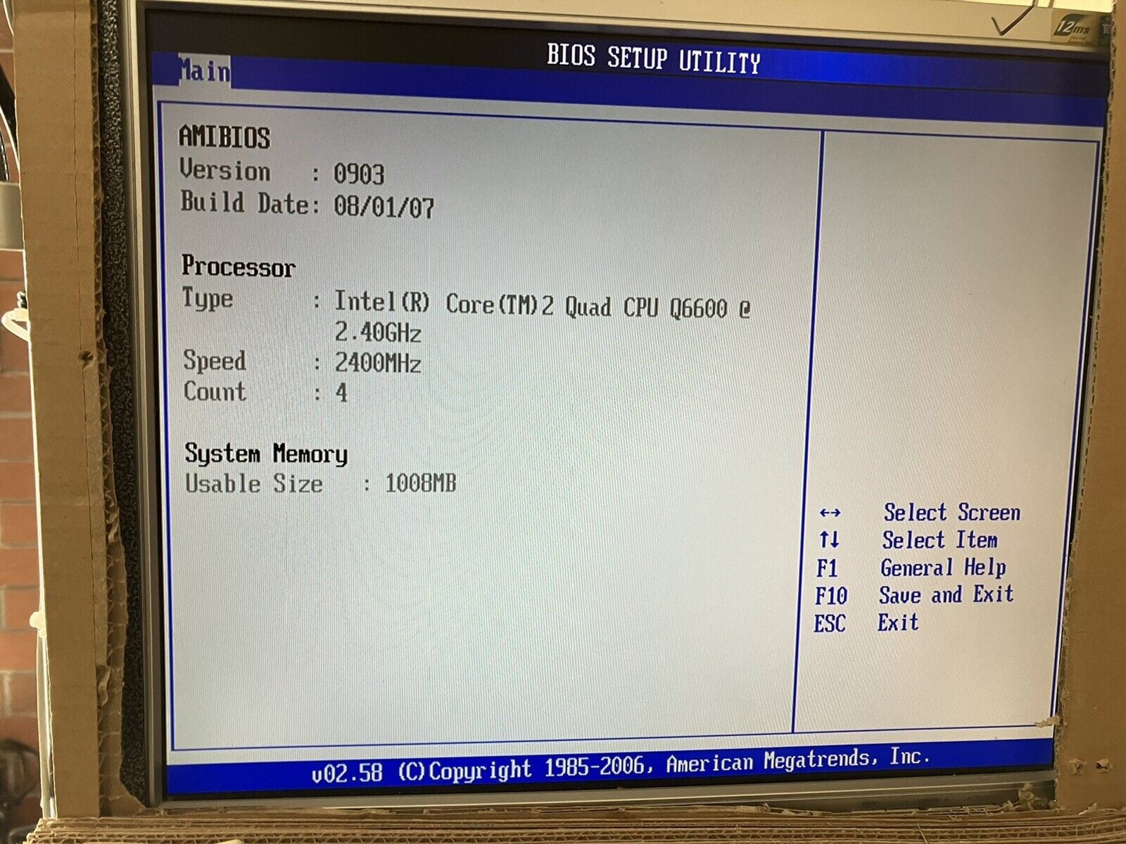 ~ ASUS P5B-VM DO Socket 775 M-ATX Motherboard W/ C2Q Q6600 SLACR + IO Plate