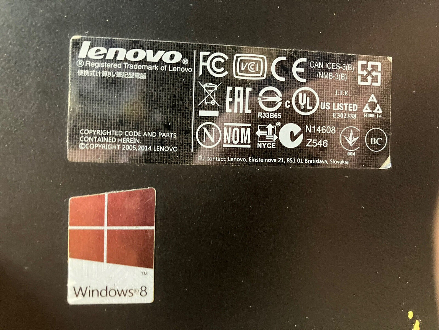 ~ (For Parts, As is) Lenovo 15.6" Laptop AMD A8 CPU 2GB RAM No Disk (Read)