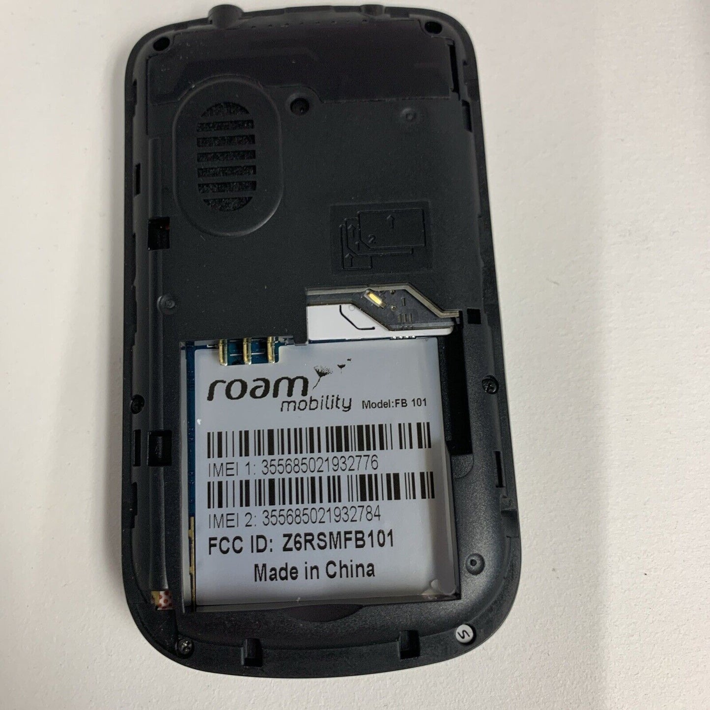 （New, no battery)  Roam Mobility Breeze Travel Phone (unlocked)