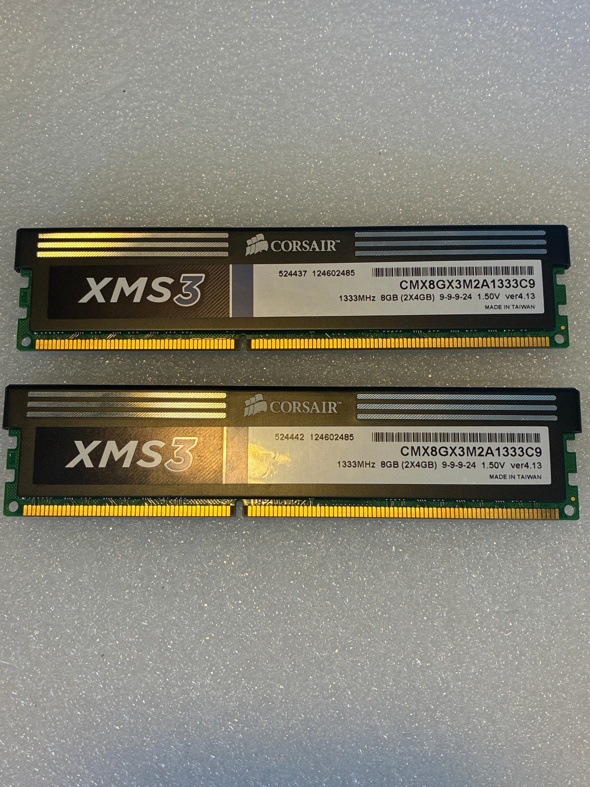 🔥 Corsair XMS3 CMX8GX3M2A1333C9 8GB (2x4GB) DDR3 1333MHz Desktop Memory Kit