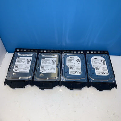 (4x) 250GB Dell 3.5" SATA Hard Drive Tray Caddy T430 R430 R720 R730 R730XD