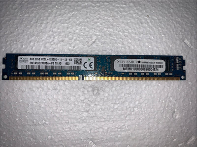 🔥 Supermicro / SK hynix 8GB DDR3L-1600 PC3L-12800E ECC UDIMM 2Rx8 Server RAM