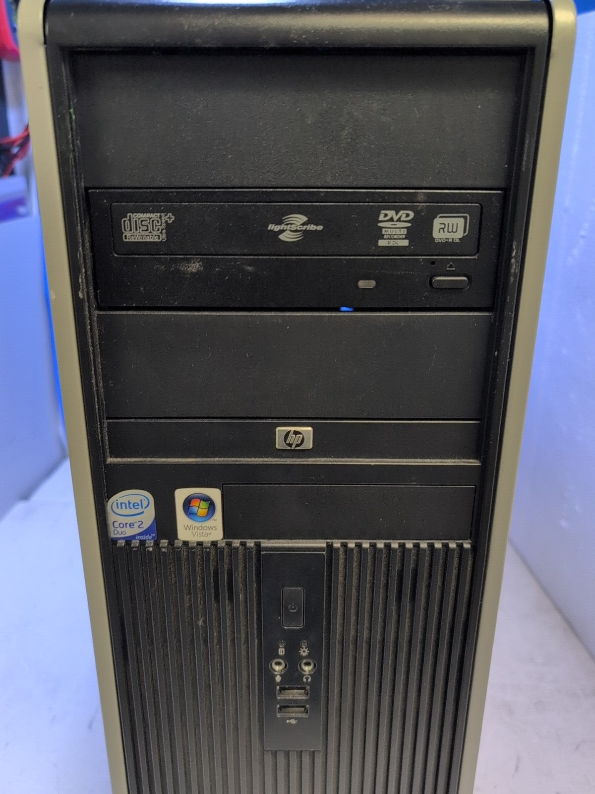 HP Compaq DC7800 TOWER PC Core 2 Duo E8400 CPU/4GB /500 HDD /Win XP -