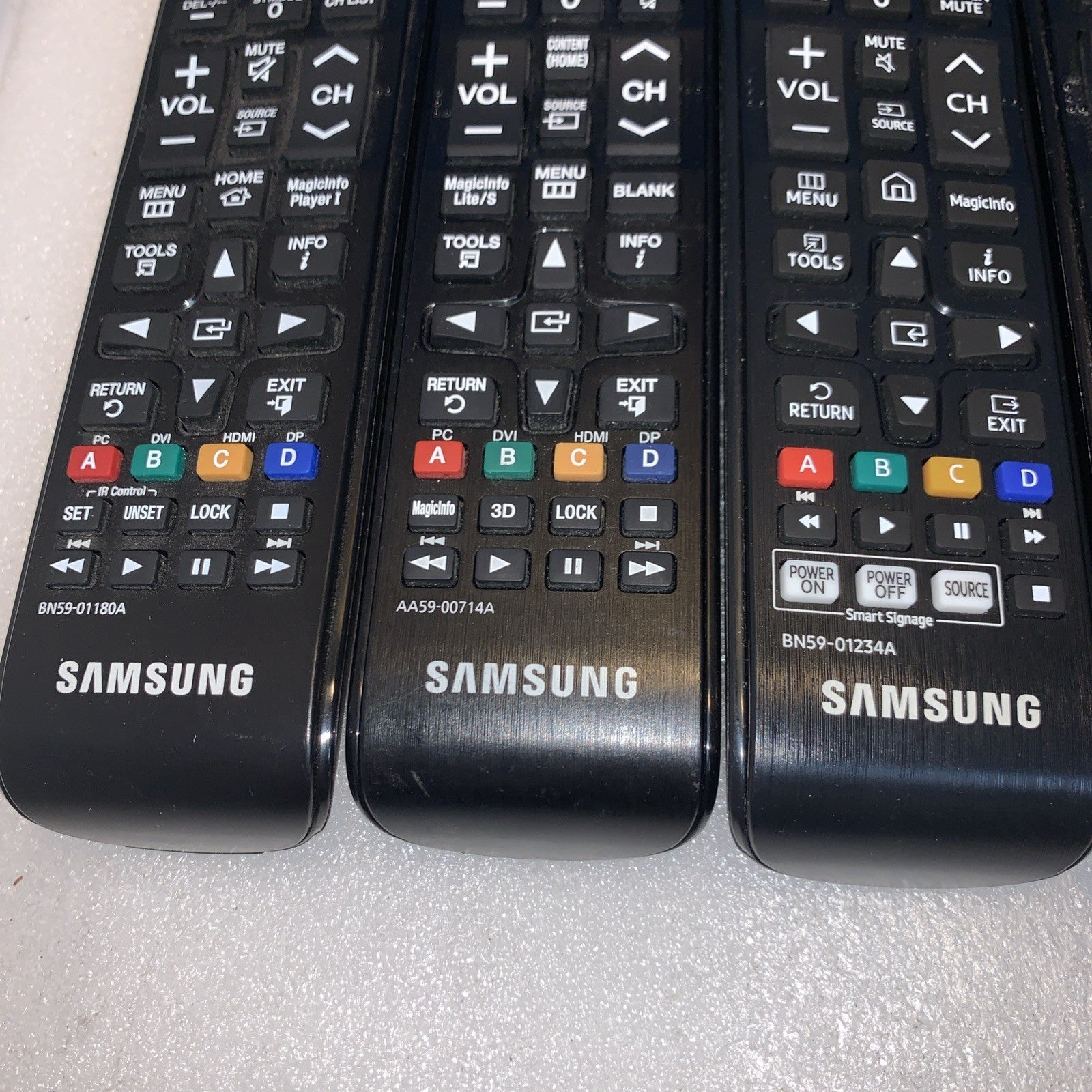 Lot of 6 Samsung TV remote BN59 AA59