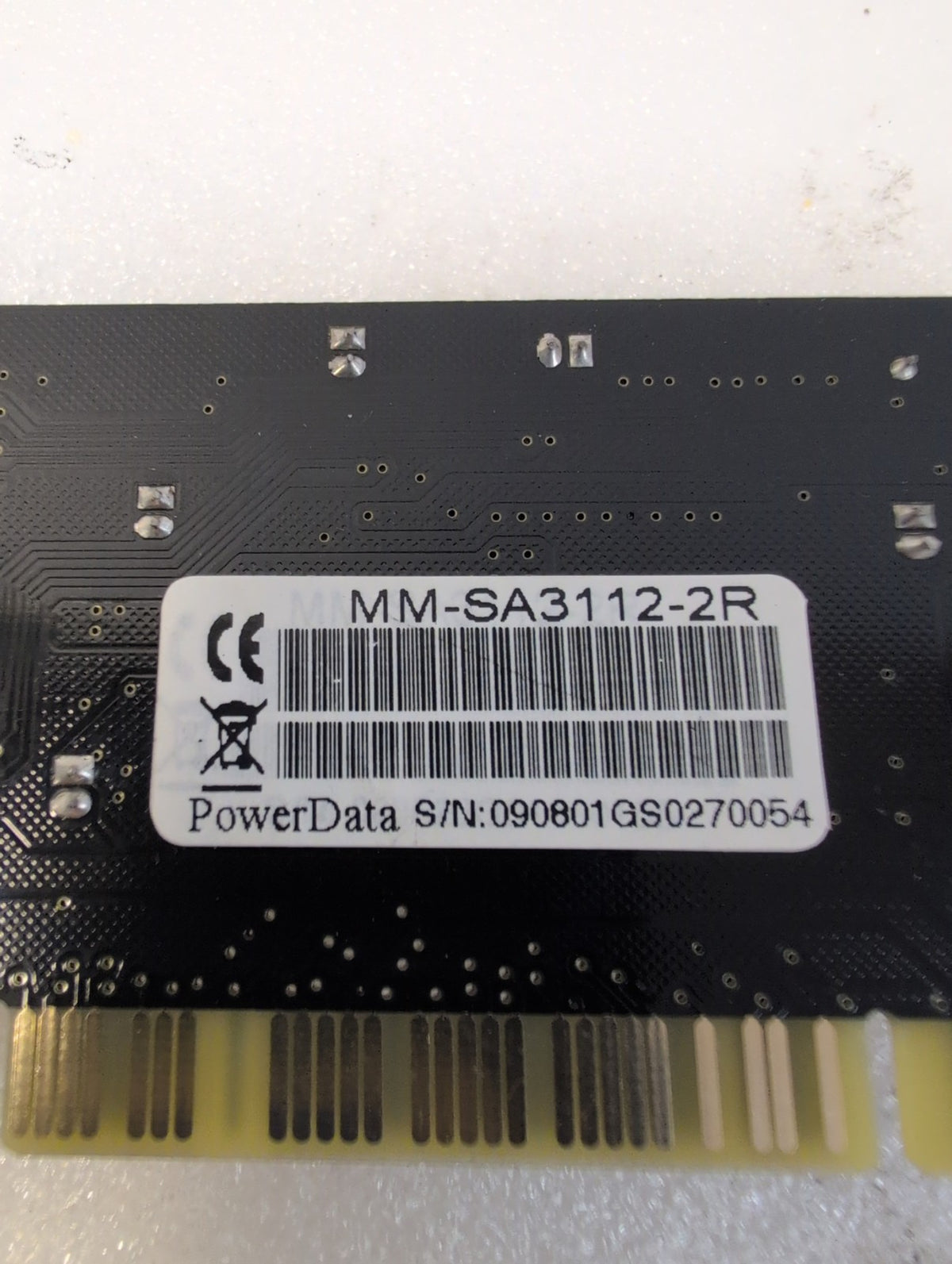 🎸 PowerData MM-SA3112-2R 2-Port PCI SATA RAID Controller Card SiI3112 Chipset