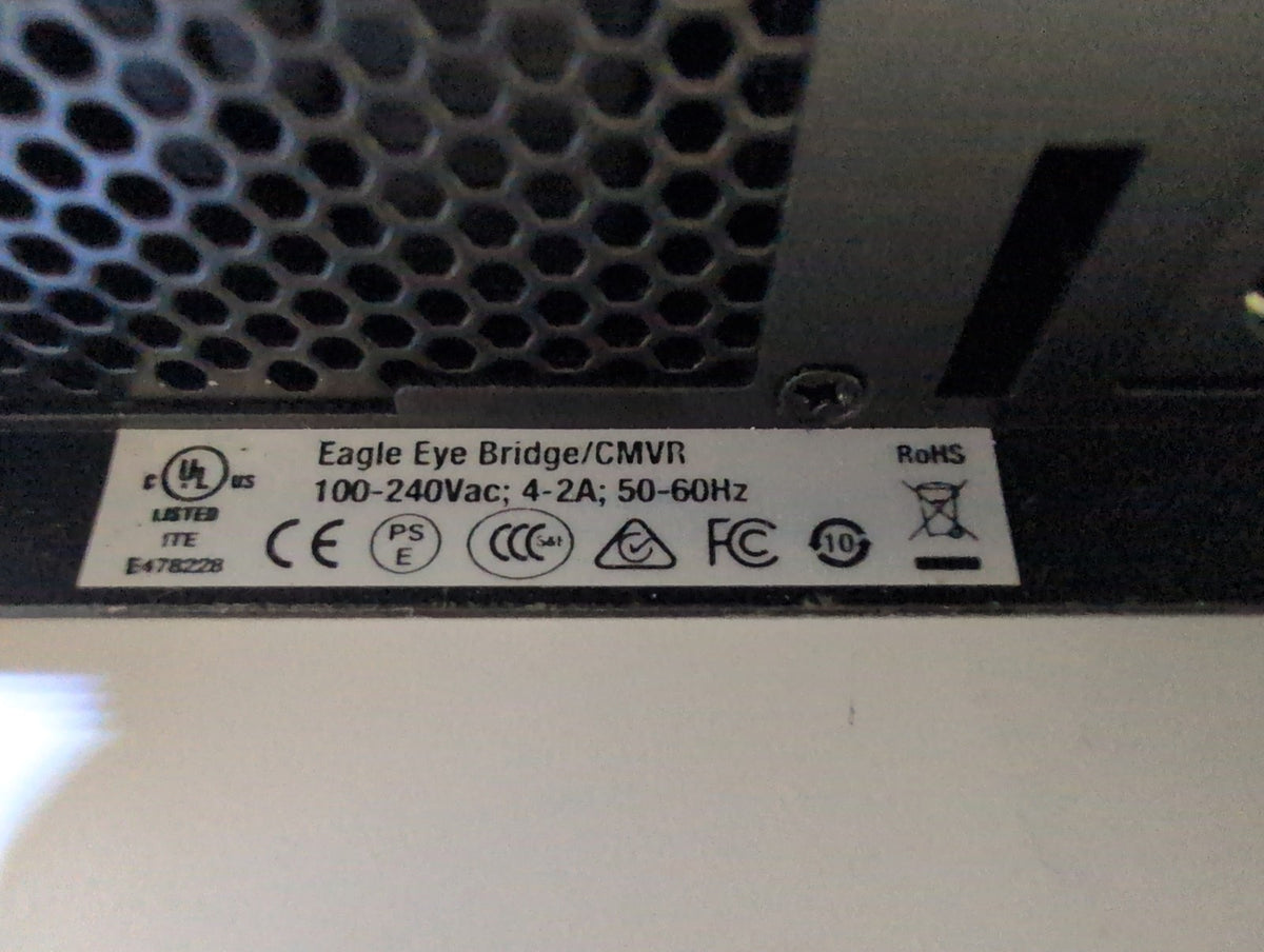 🎸 Eagle Eye Networks Bridge/CMVR 301 1U Rackmount NVR Server No SSD BIOS Locked