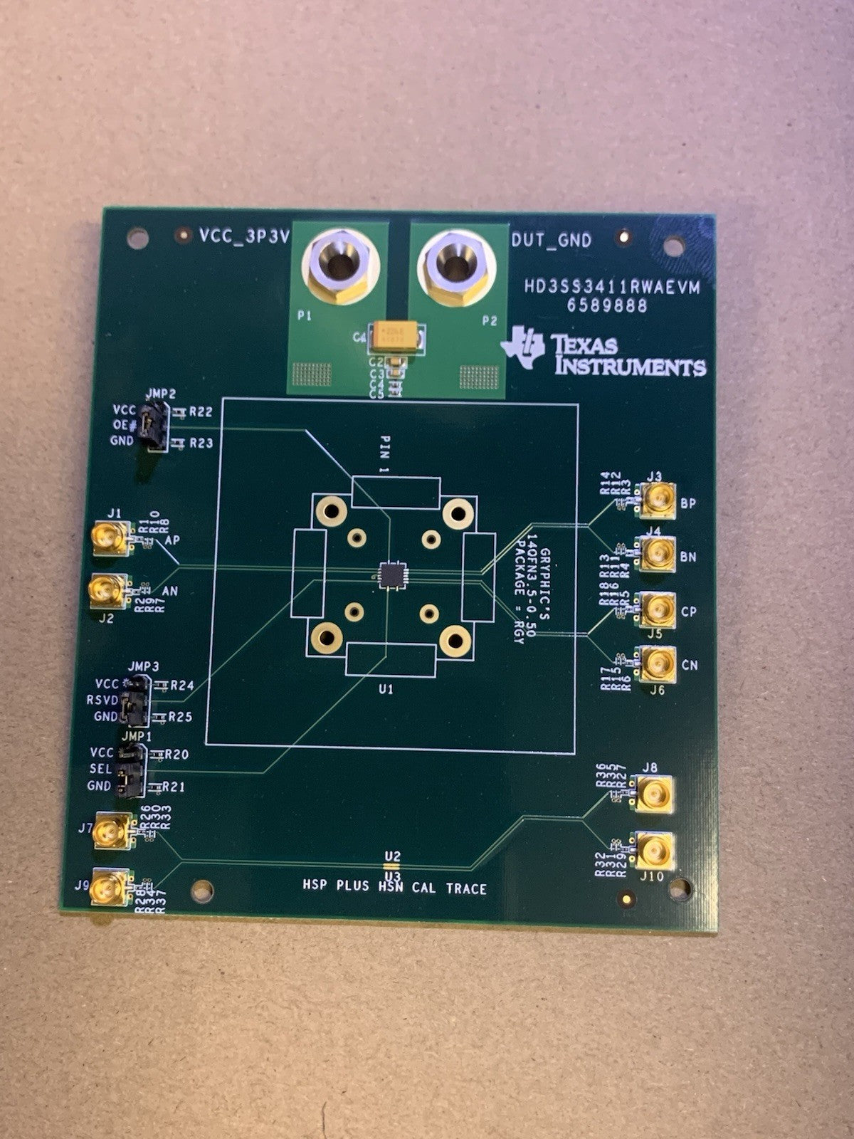🔥 Texas Instruments RF Test Board Krypton SMA High Speed Eval PCB