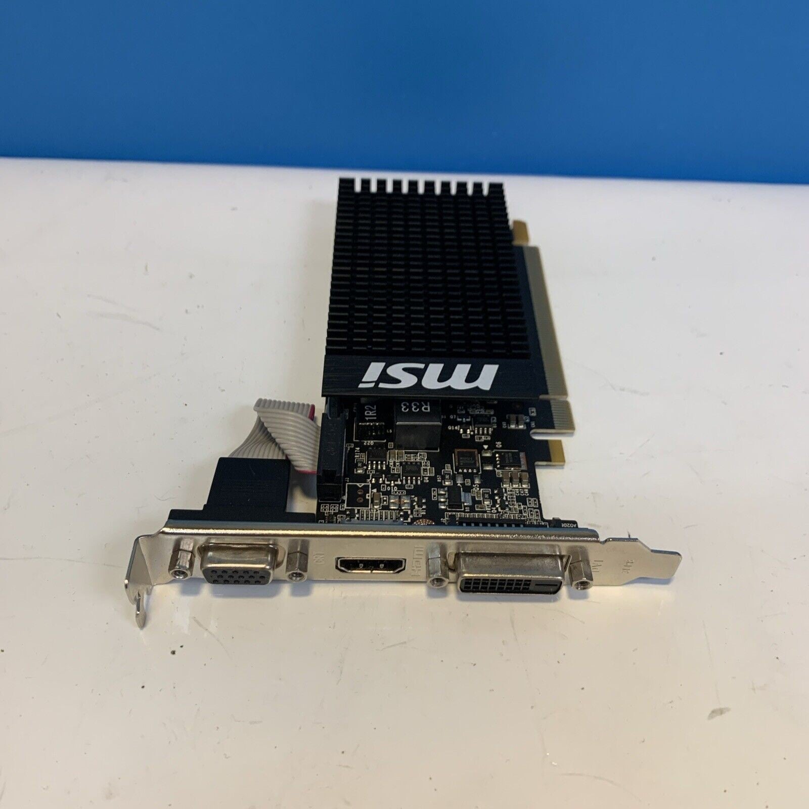 MSI GeForce GT 710 1GB GDDR3 DVI/HDMI/VGA PCIe Full Height SILENT Graphics Card