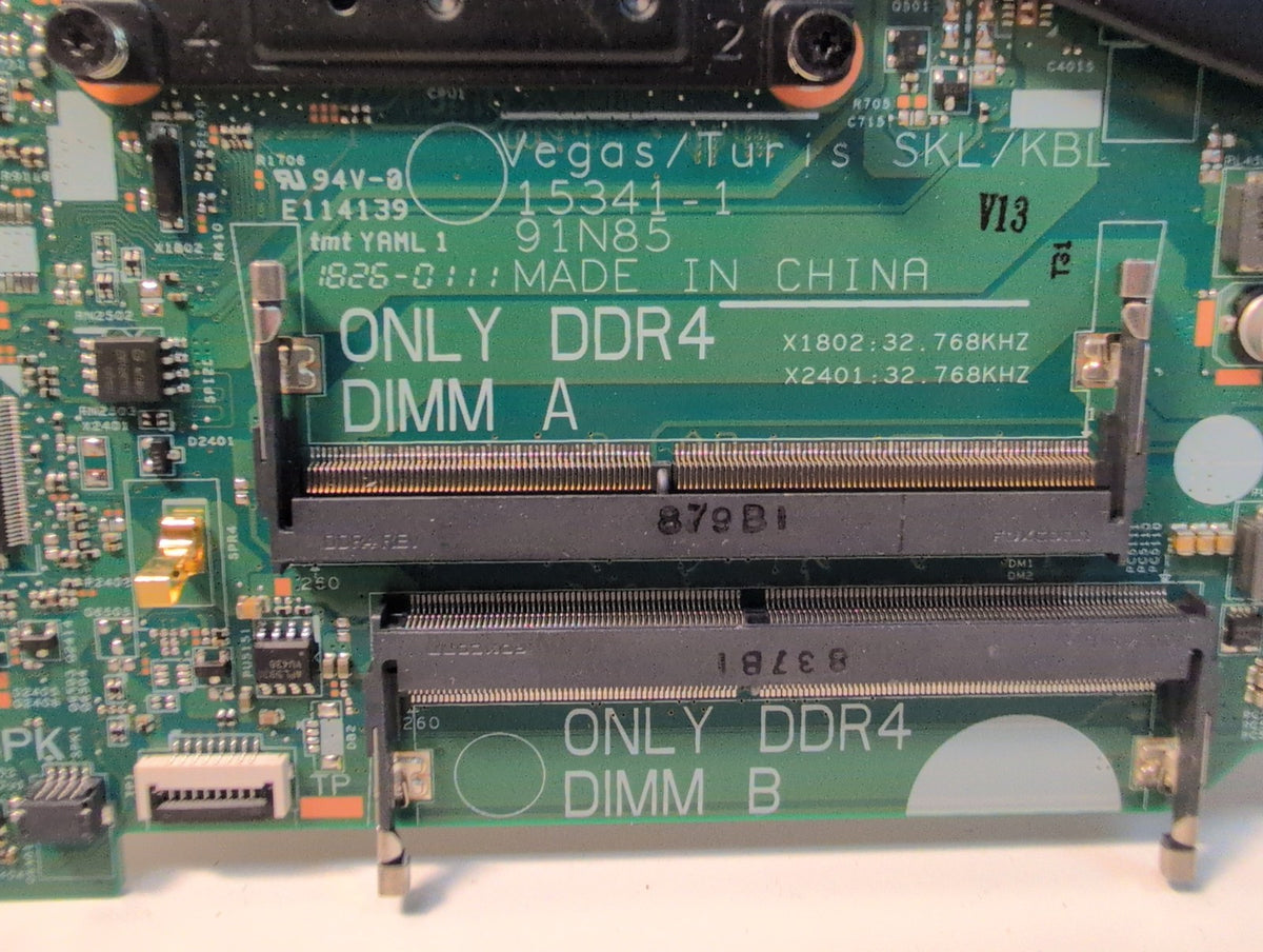 Dell Inspiron Laptop Motherboard 15341-1 Intel Core i3-7020U   -