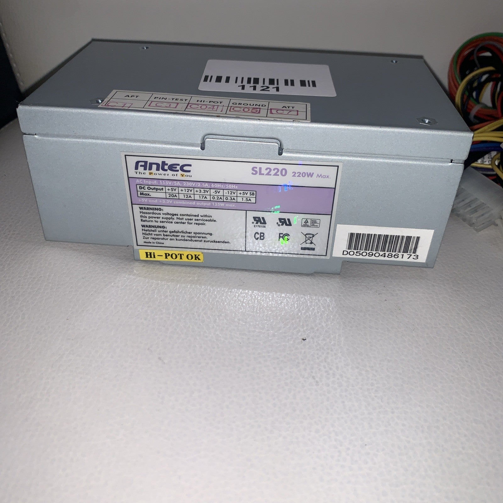 Original Antec SL220 220W Power Supply
