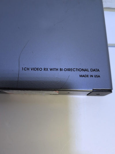 Pelco FT85011AMSTR 1-Ch Video Data BI-Directional Fiber Transmitter(No Adapter)-