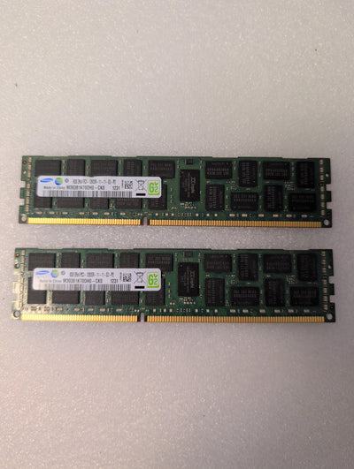 🎸 Samsung 16GB (2x8GB) PC3-12800R DDR3 ECC Registered Server RAM M393B1K70DH0-