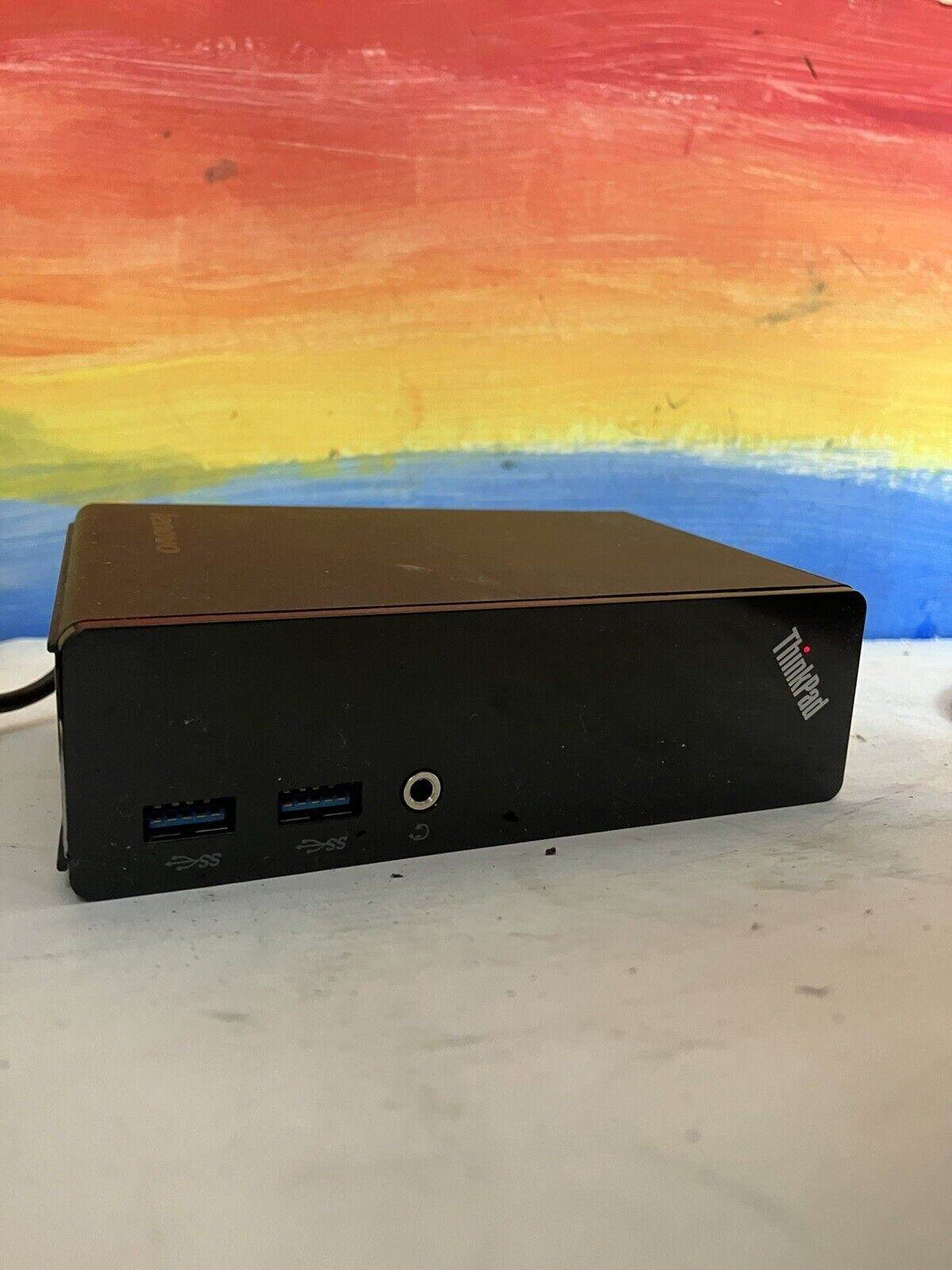 ~ Small Lenovo ThinkPad USB 3.0 Docking Station Model DU9019D1 5X USB3.0, 2X DVI