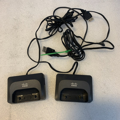 Lot of 2 CP-6825-HC Cisco USB charger deck cradle