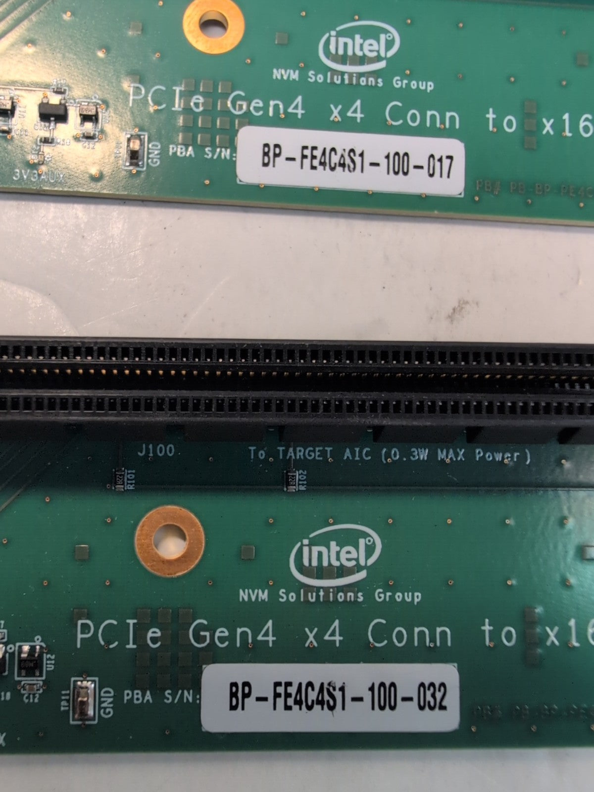 🔥 2x BP-FE4C4S1-100-032 PCIe Gen4 x4 Conn To x16 Card -