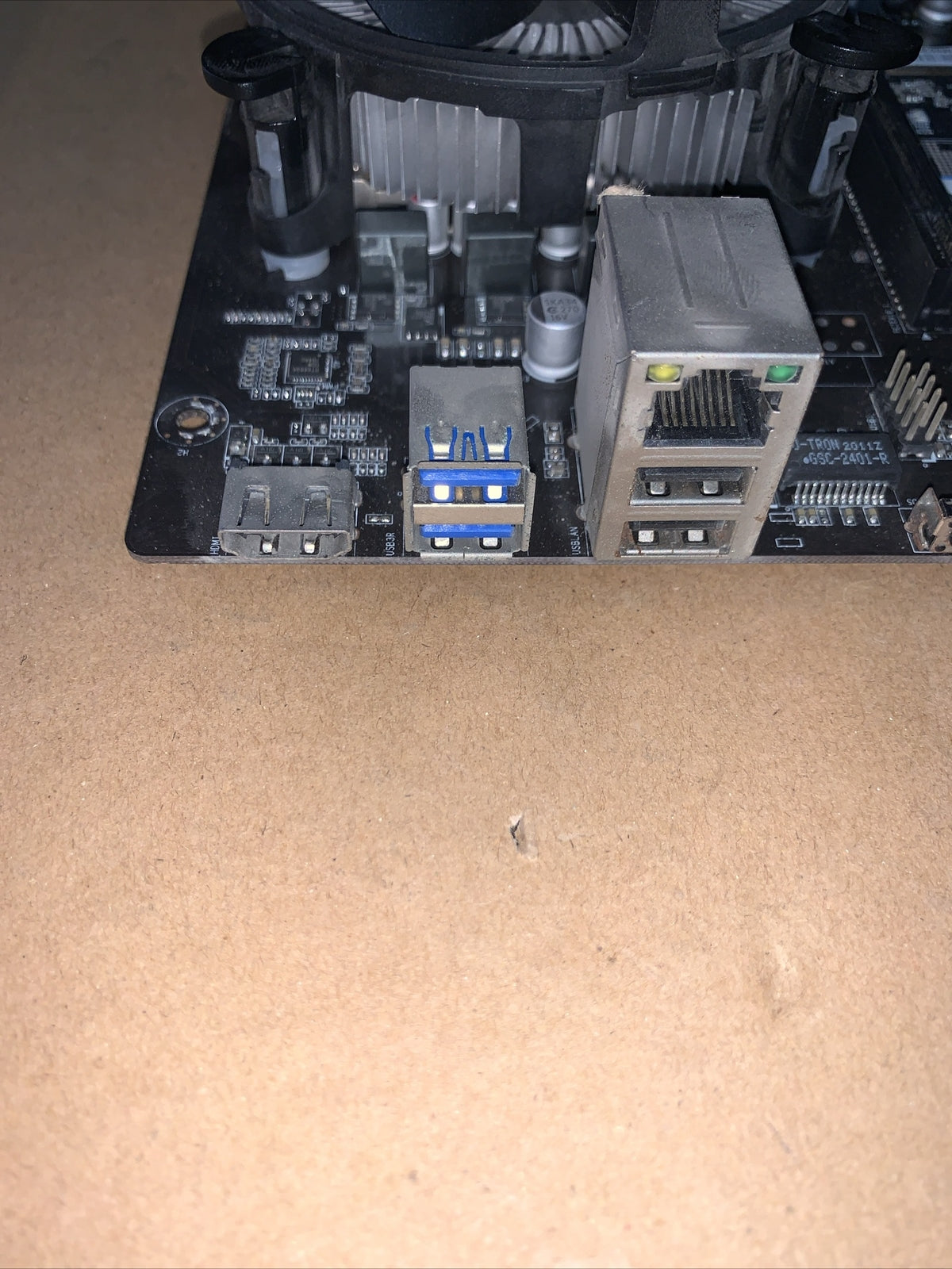 Crypto GPU Mining PCI-e Motherboard 8-PCIE +Intel G1840 CPU + 4GB Ram