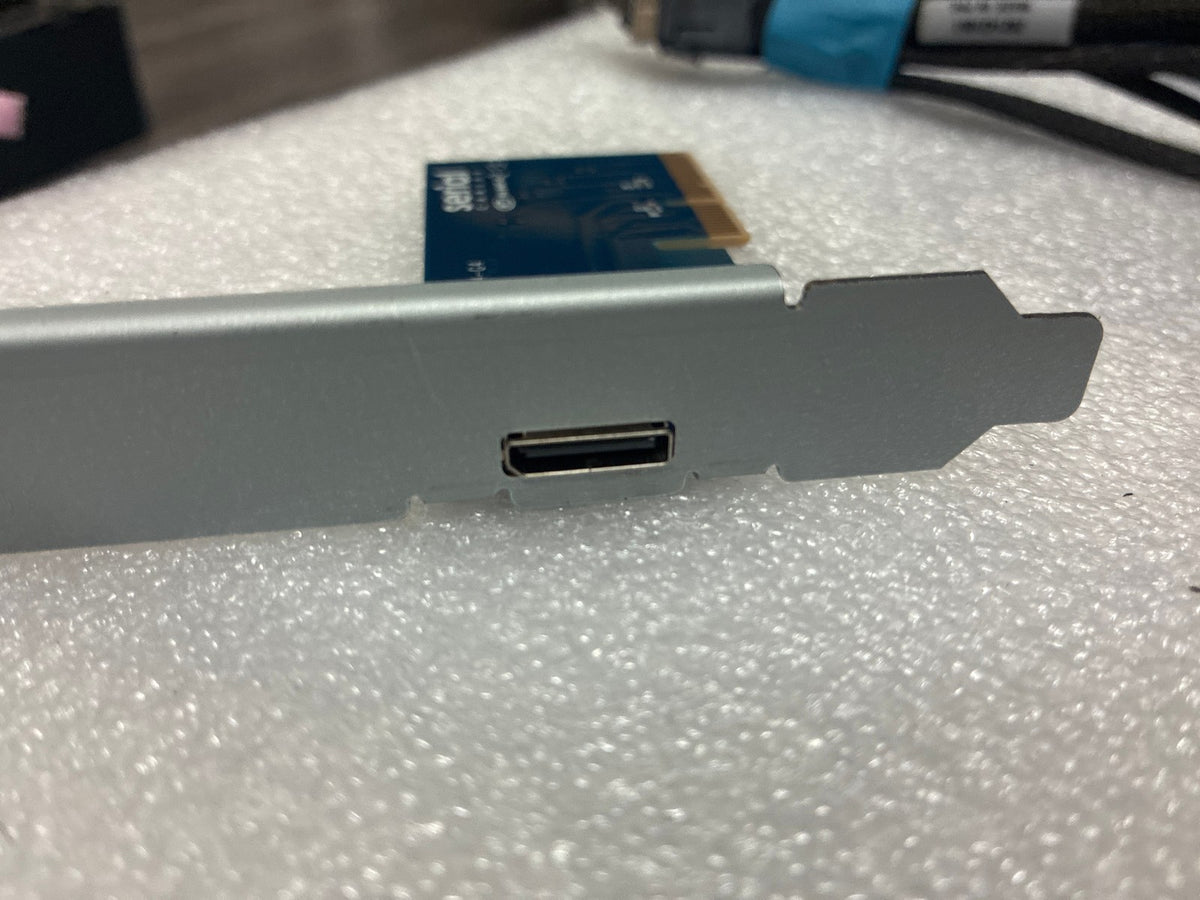 🔥 Serial Cables PCI-AD-x412E-04-G4 PCIe x4 Gen4 to SFF-8654 Host Adapter