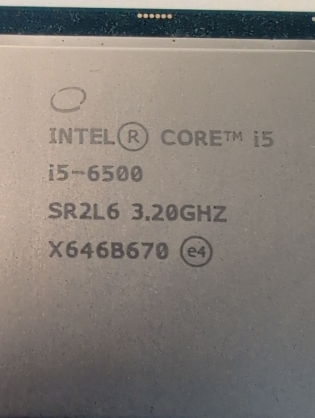 Intel Core i5-6500 SR2L6 3.20GHz LGA1151 Skylake Desktop CPU Processor -