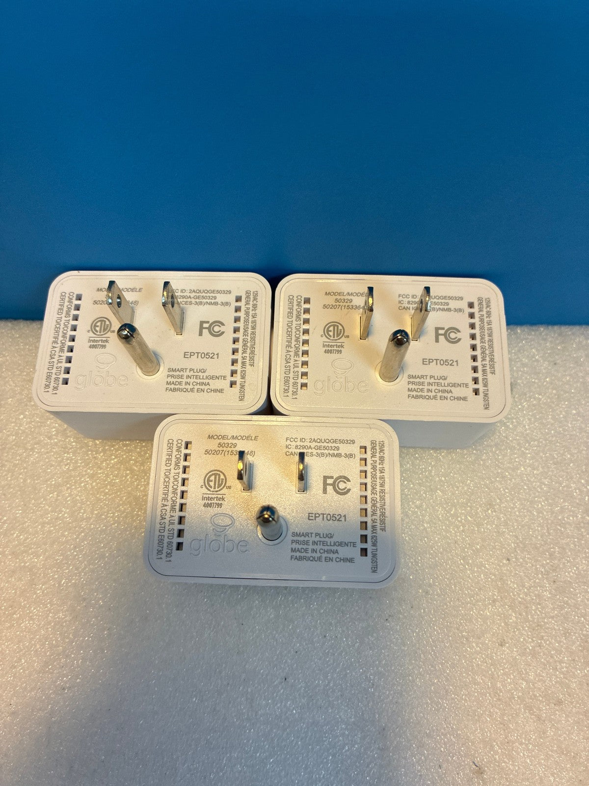 🔥 Globe Smart Plug EPT0521 White WiFi Outlet Set of 3 15A 125VAC