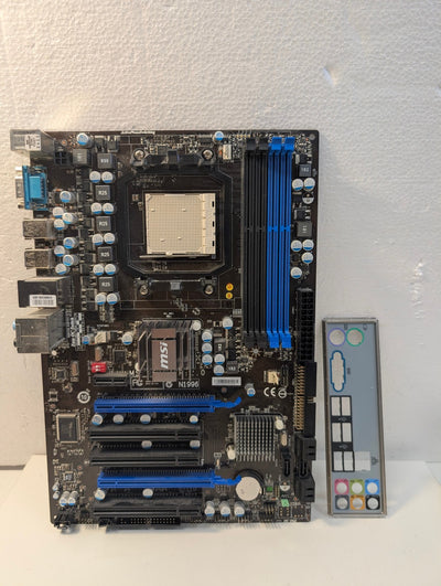 MSI 770-G45 AM3 ATX Motherboard MS-7599 Ver 2.0 DDR3 with I/O Shield -