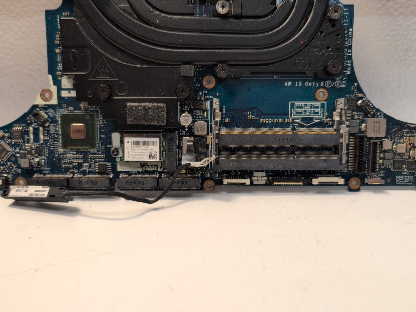Dell Alienware 15 Laptop  Motherboard i7-4720HQ CPU AAP20 LA-B753P Tested -