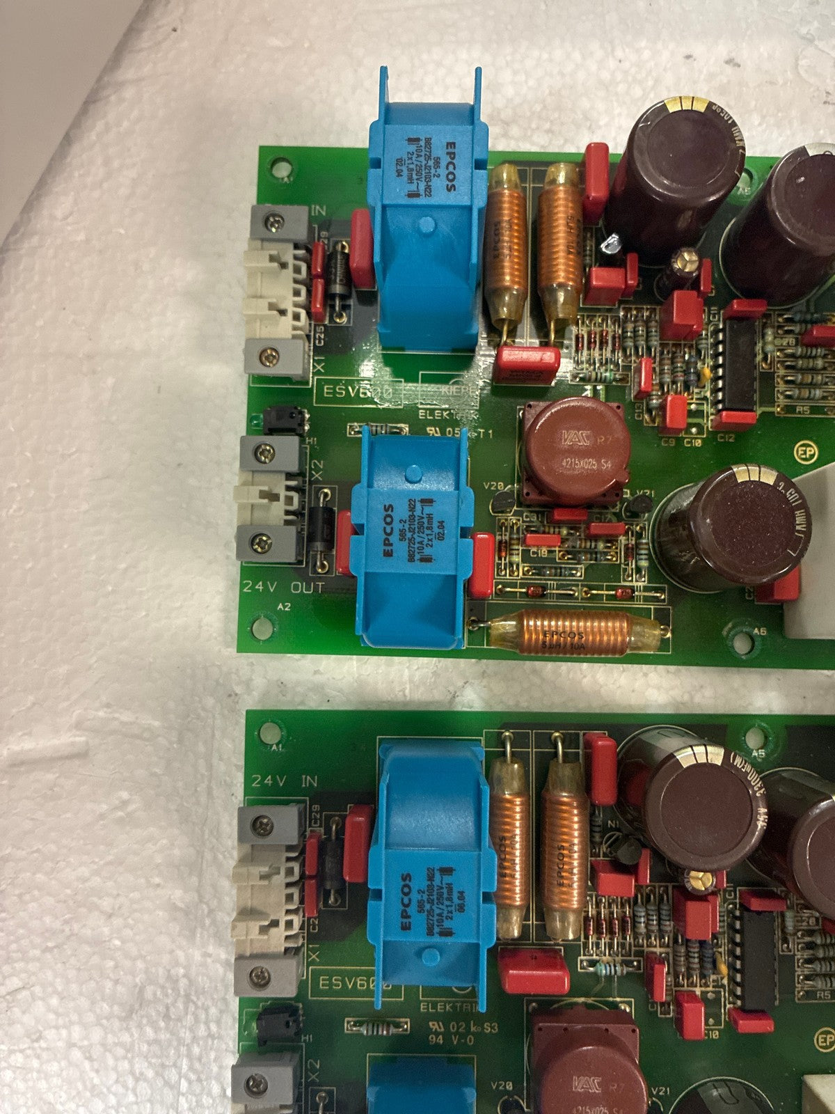 🔥 Lot of 2 ESV600 HF 150W Power Supply PCB 24V RG F09348-EX-B