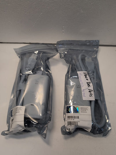 🔥 2x Unused Ubiquiti UniFi LAN U-PoE-AF Injector GP-V480-032G 48V 0.32A  -