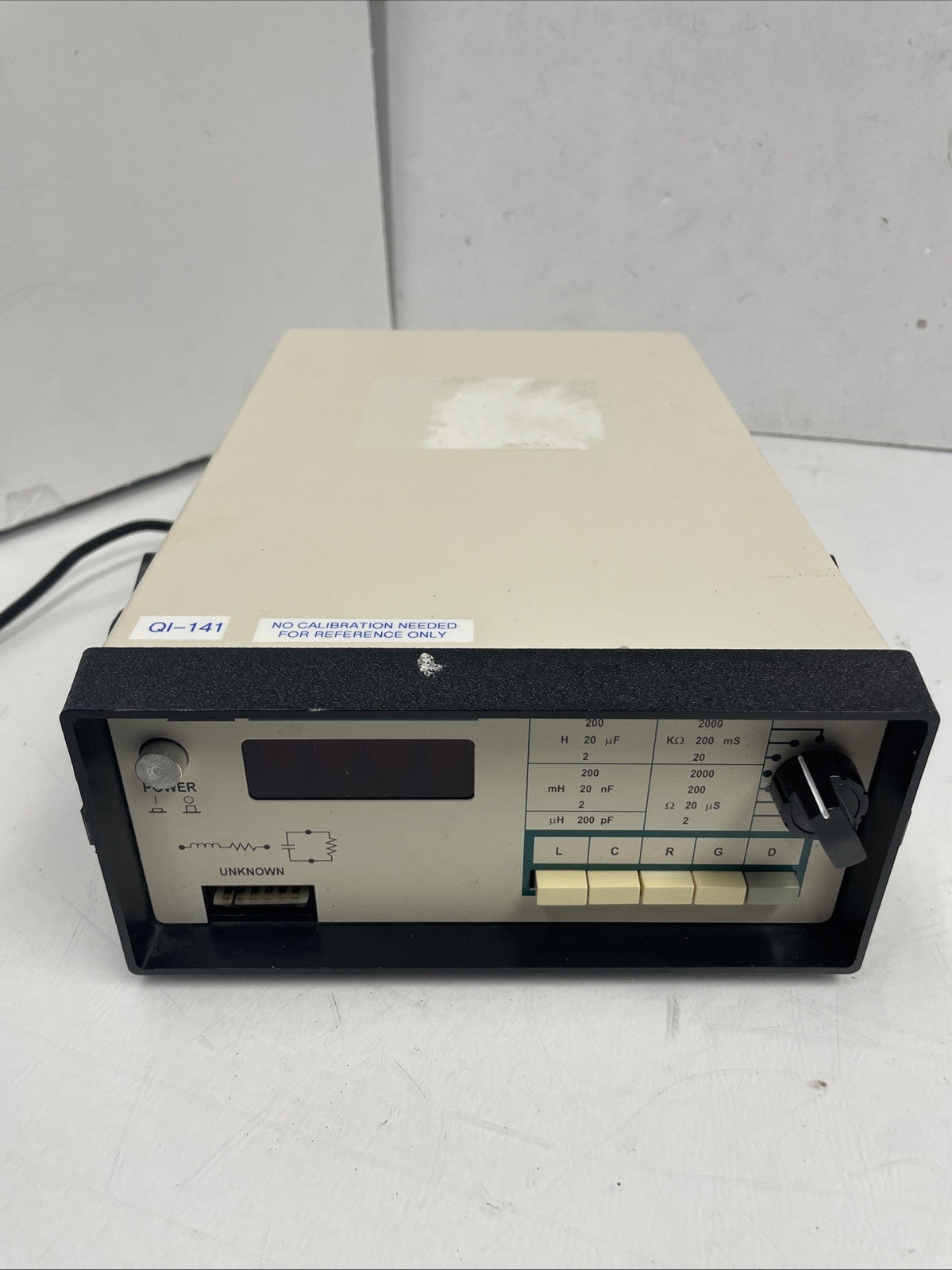 TEGAM MODEL 252 DIGITAL IMPEDANCE METER