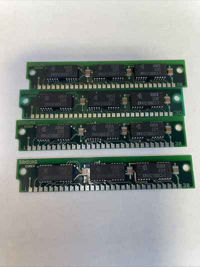 1×   Samsung SIMM KMM591000BN-7 9349 Memory Vintage RAM Stick Atari Apple PC