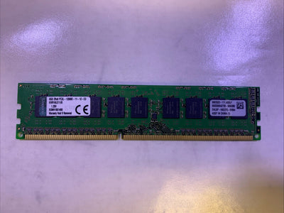 🔥 8GB Kingston DDR3 ECC Unbuffered | KVR16E11/8 | PC3-12800E | ECC RAM MEMORY