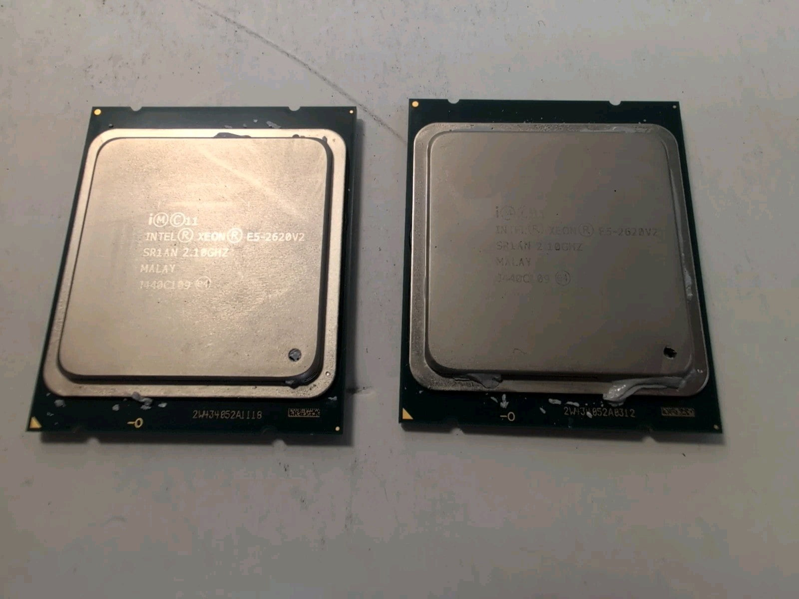 🔥2x Intel Xeon E5-2620 V2 SR1AN 2.10GHz 6-Core LGA2011 Server CPU Processor -