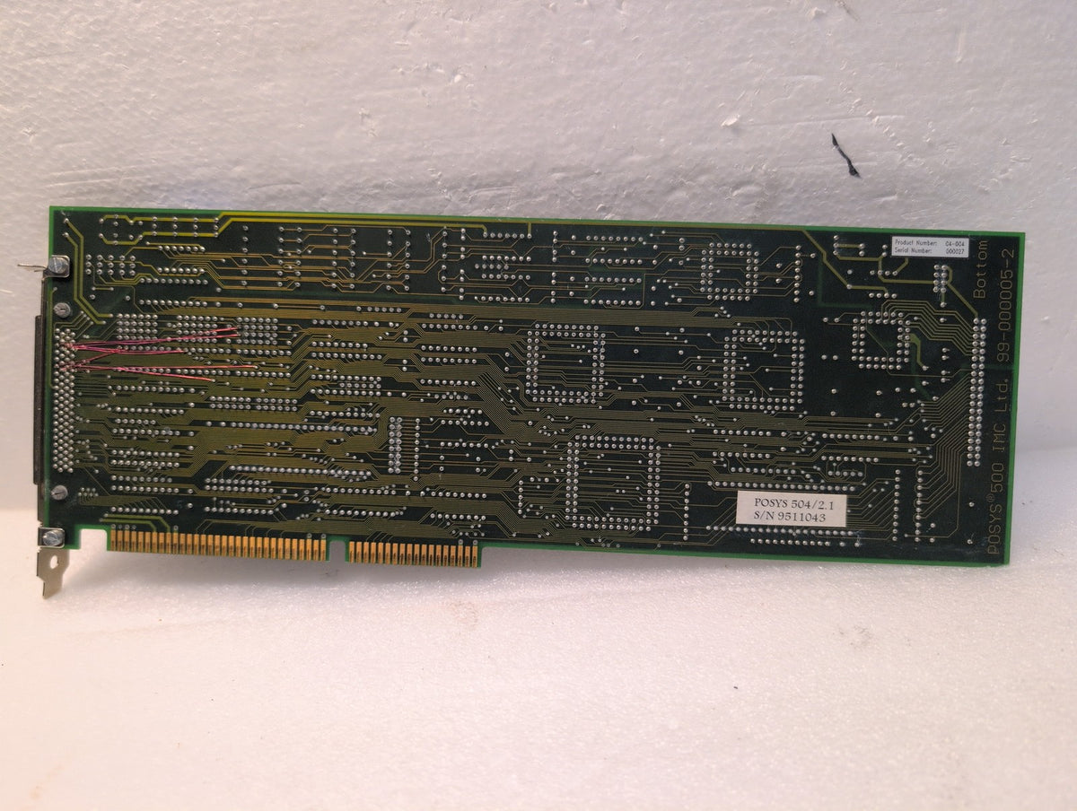🎸 POSYS 500 IMC Ltd. Motion Control ISA Card POSYS 504/2.1 16-bit Vintage