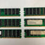 (Lot of 6x) Mixed Brands & Mixed Model DDR1 Desktop DIMM Memory ~