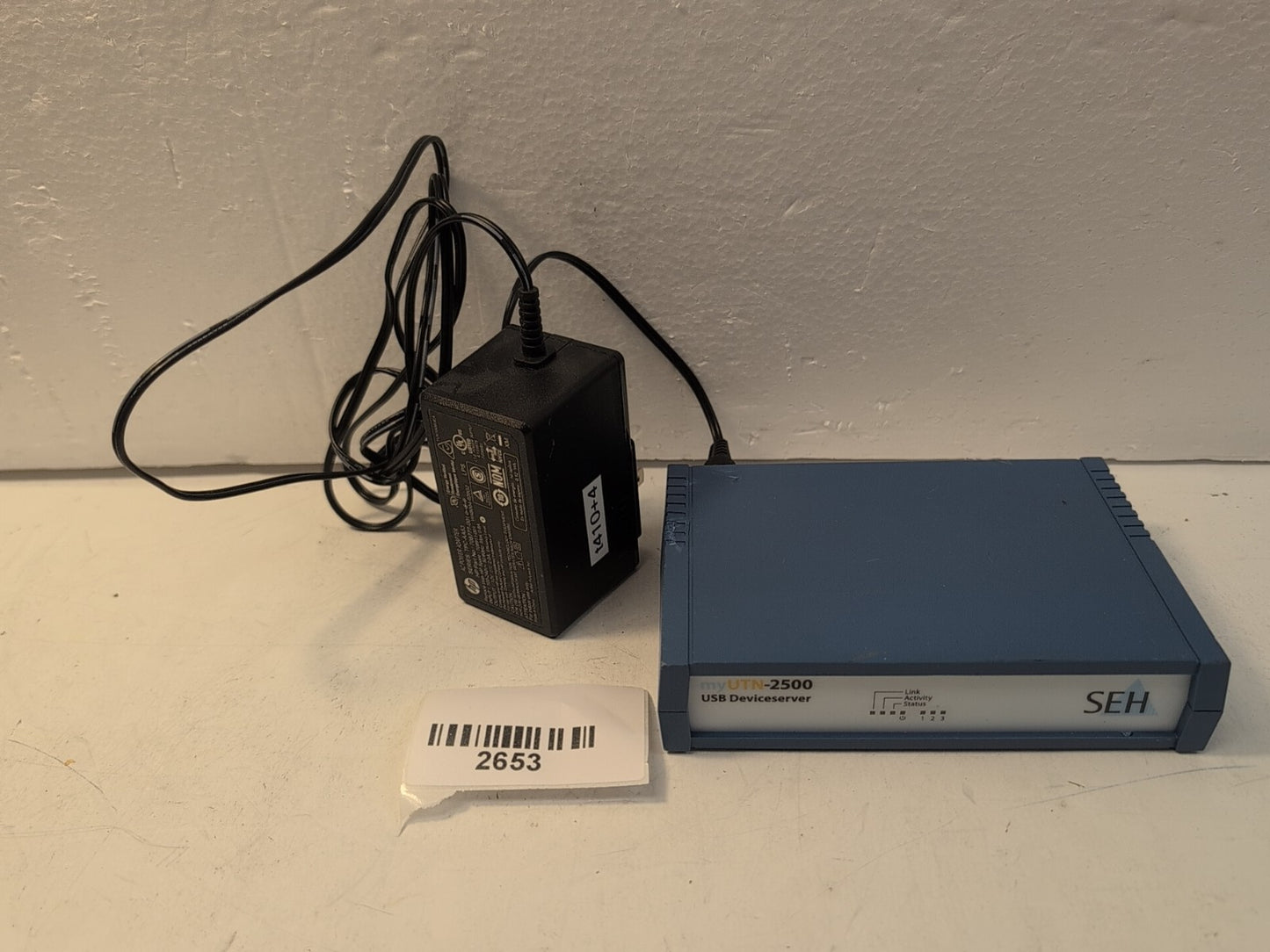 🔥 SEH myUTN-2500 Device sharing Server Gigabit USB / RJ-45 + Ac adapter (READ)-