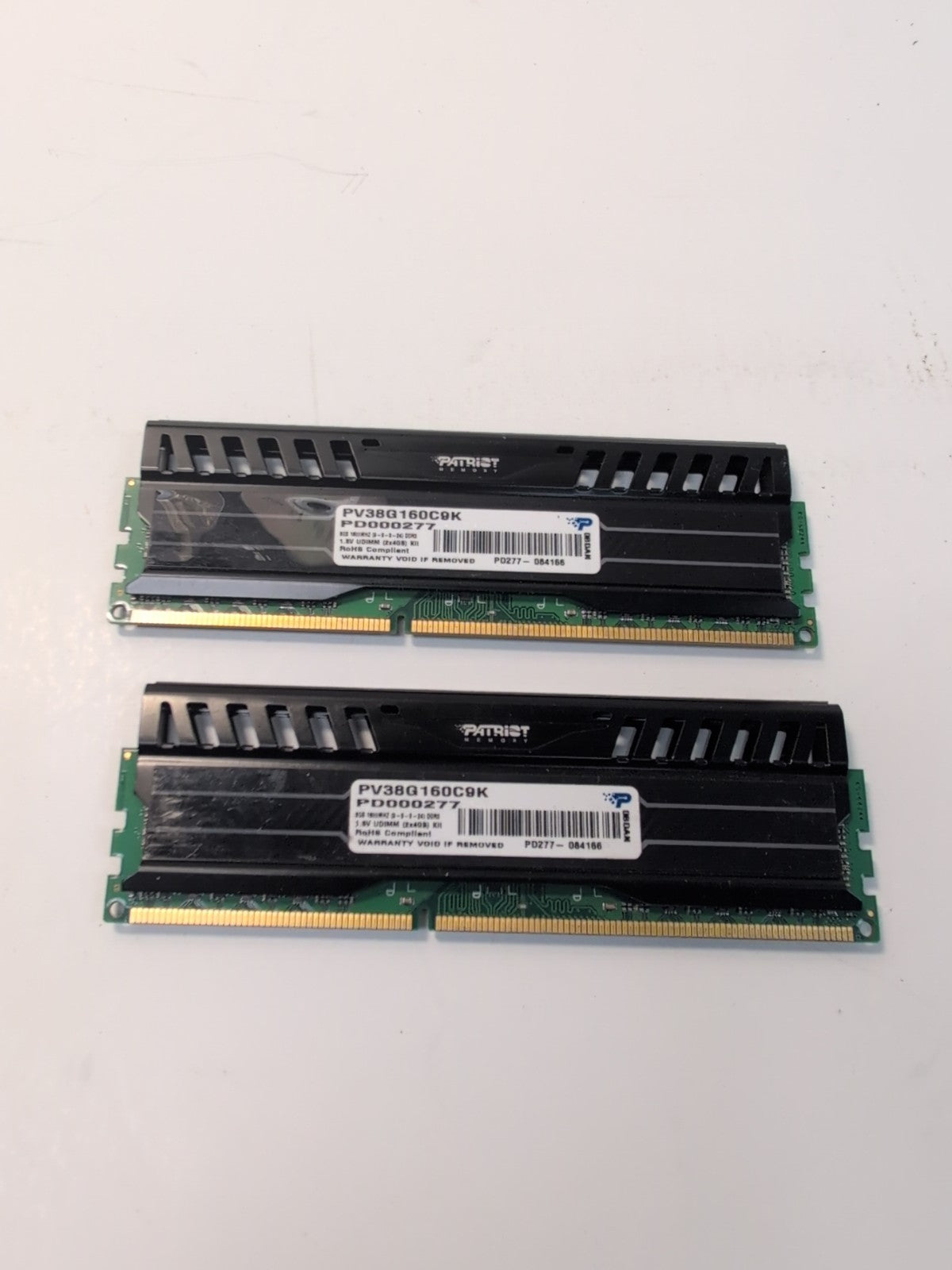 🔥 Patriot Memory Viper 8GB (2x4GB) DDR3-1600 PC3-12800 PV38G160C9K Desktop RAM-