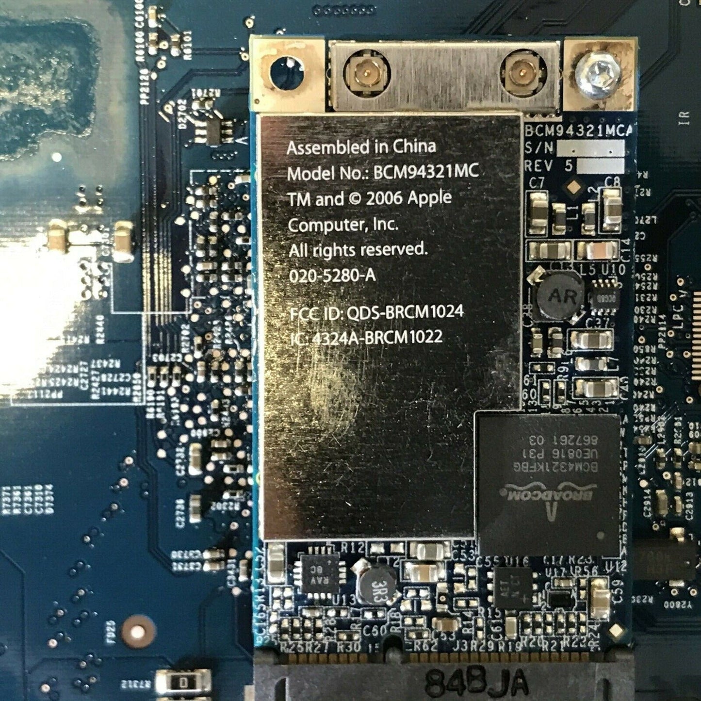 - Apple iMac 24" A1225 Early-2008 Mother Board 820-2301-A  W/ C2D E8235 CPU