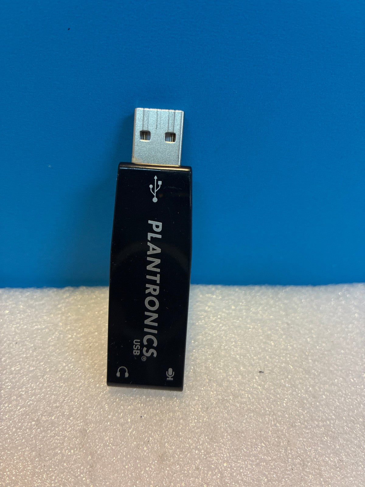 🔥 Plantronics USB Adapter -02 Headset Sound Card Dongle Black