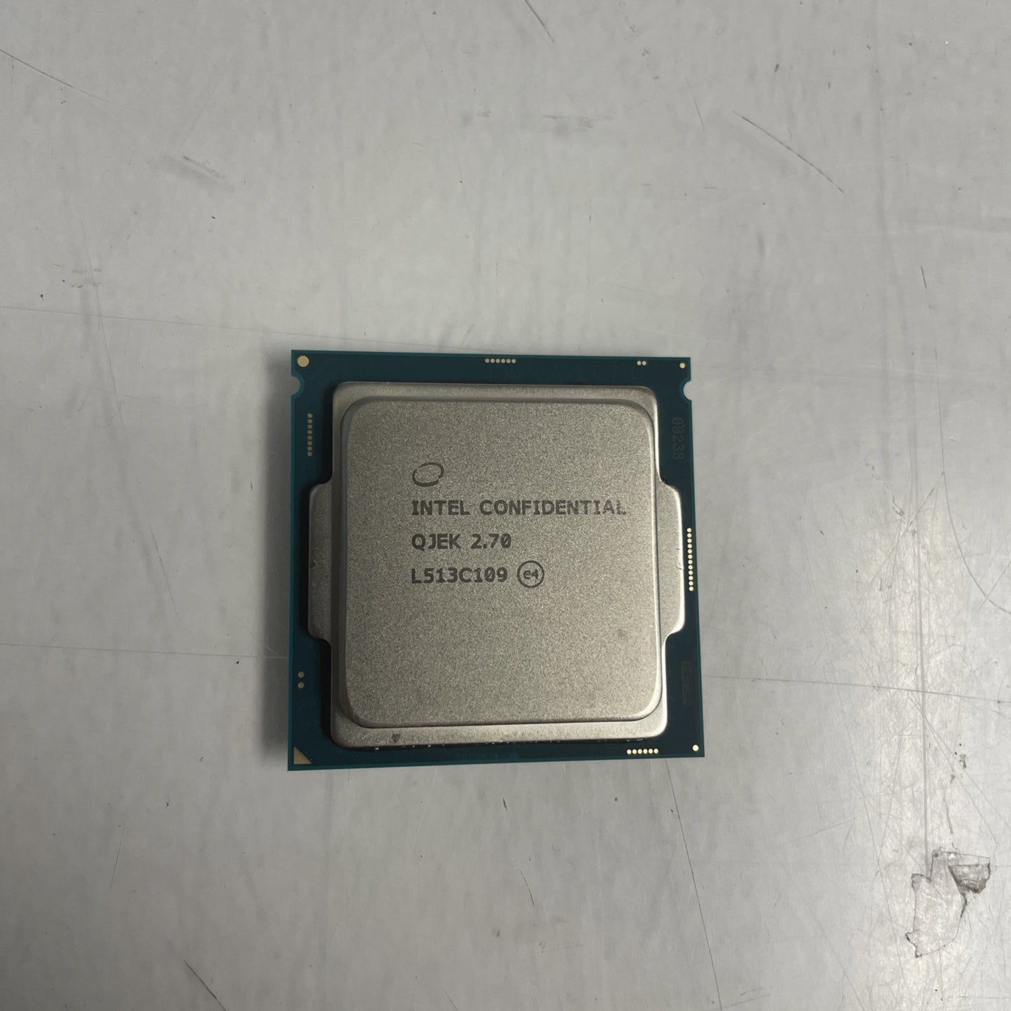 intel confidential qjek L513C109 CPU +