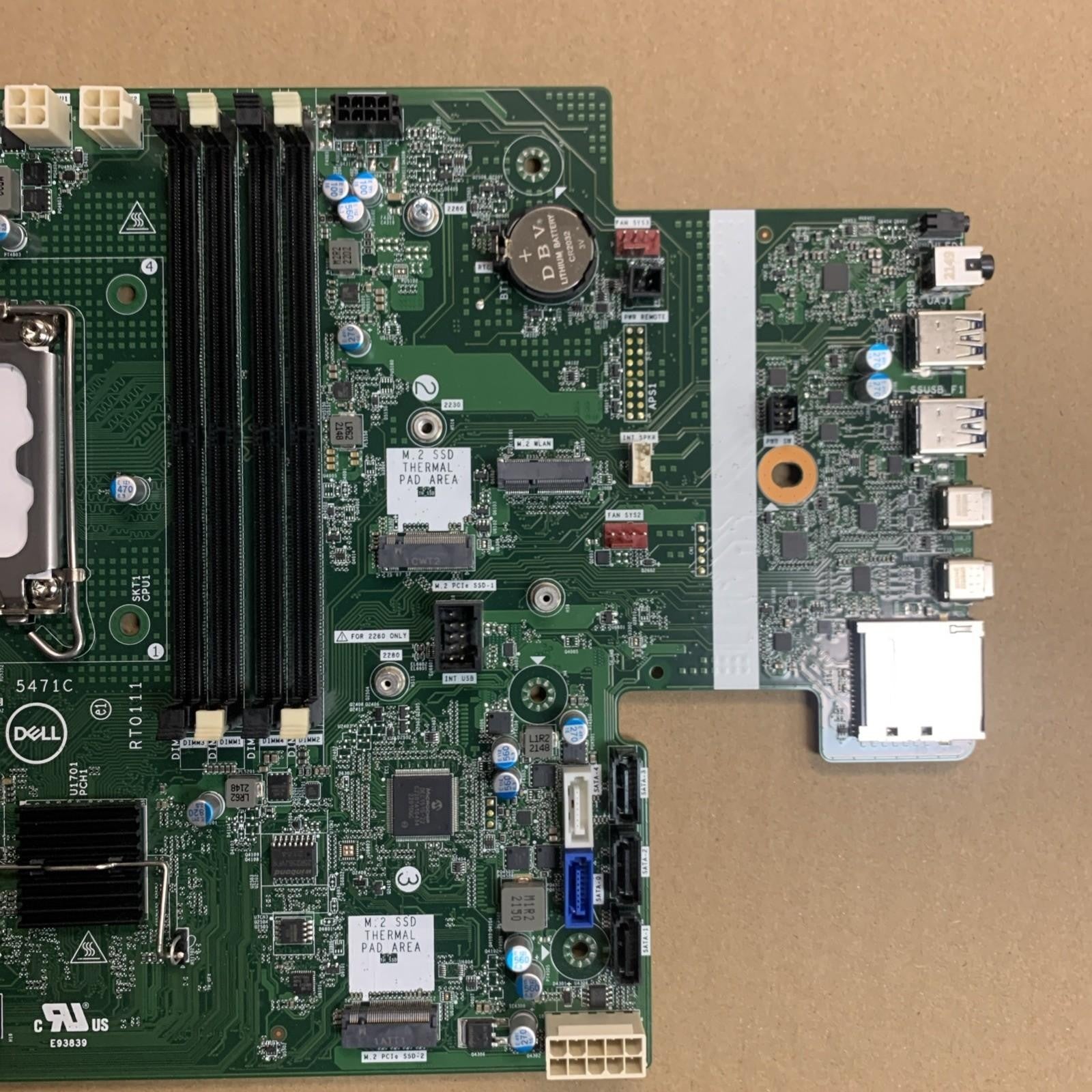 Dell Precision T3660 Tower Workstation LGA1200 DDR5 0N0992 J1C3P Motherboard