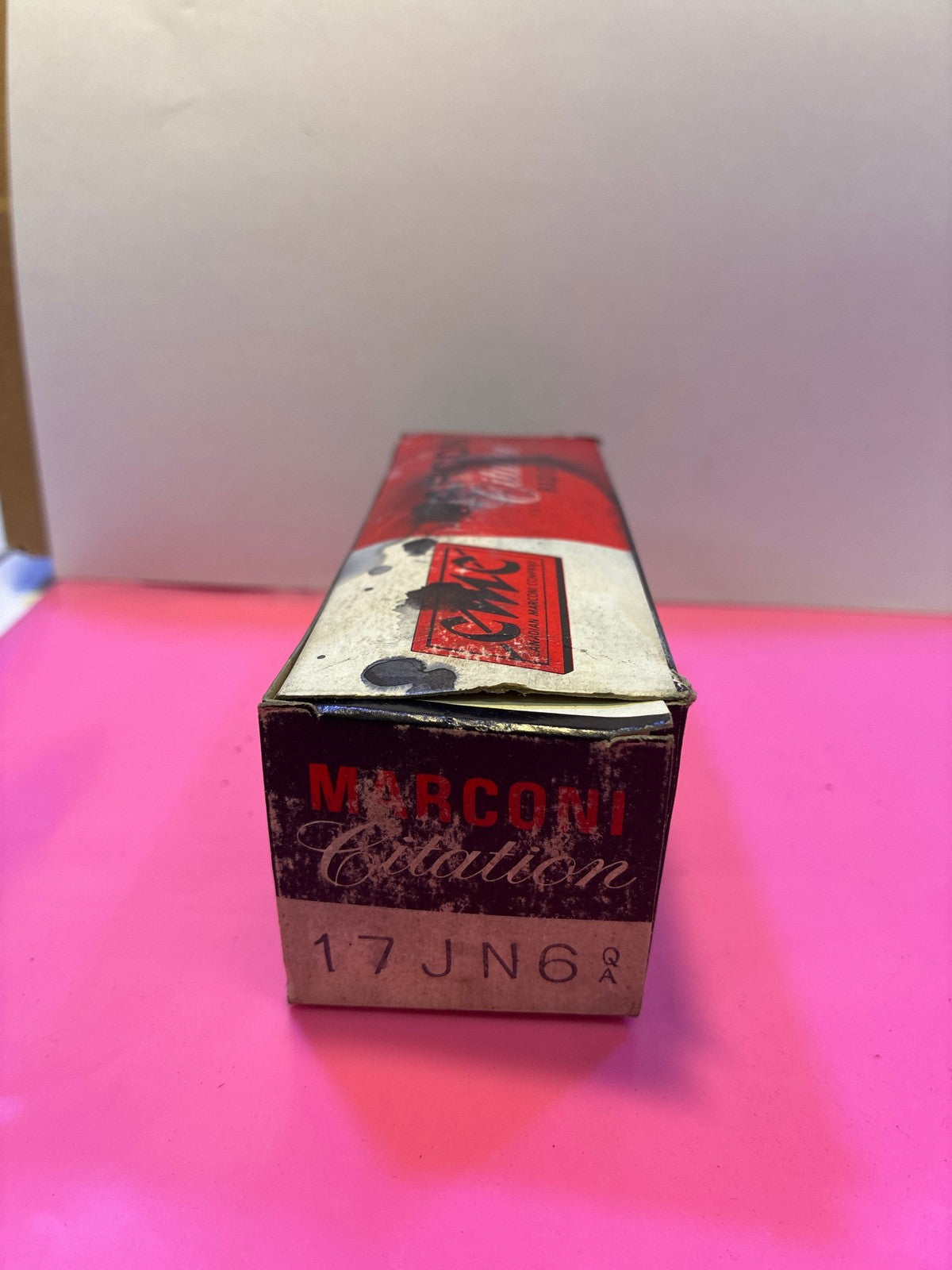 🔥 Marconi Citation 17JN6 Vacuum Tube Beam Power Pentode in Original Box