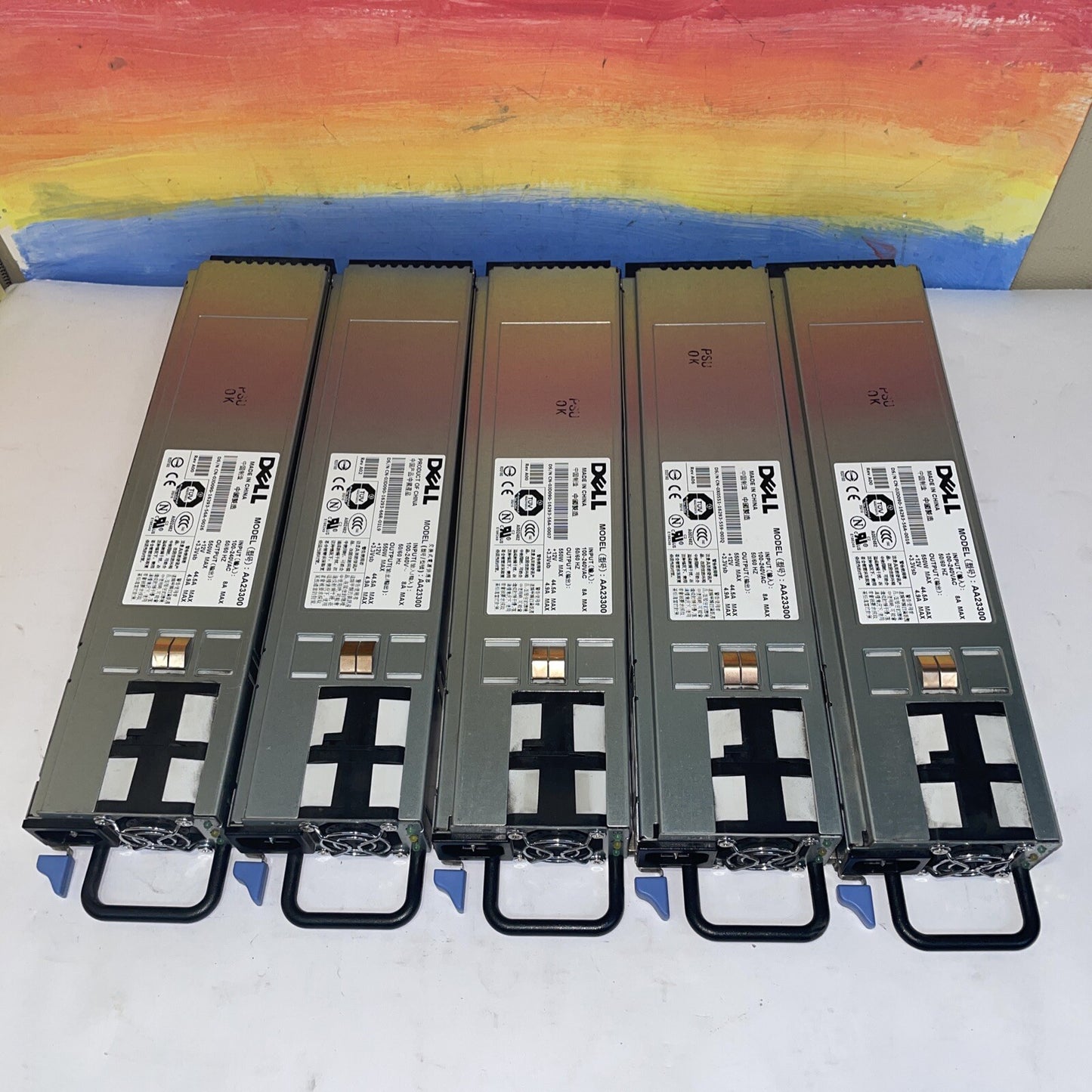 5x Dell Poweredge 1850 Server Power Supply Module JD090 X0551 AA23300 Redundant