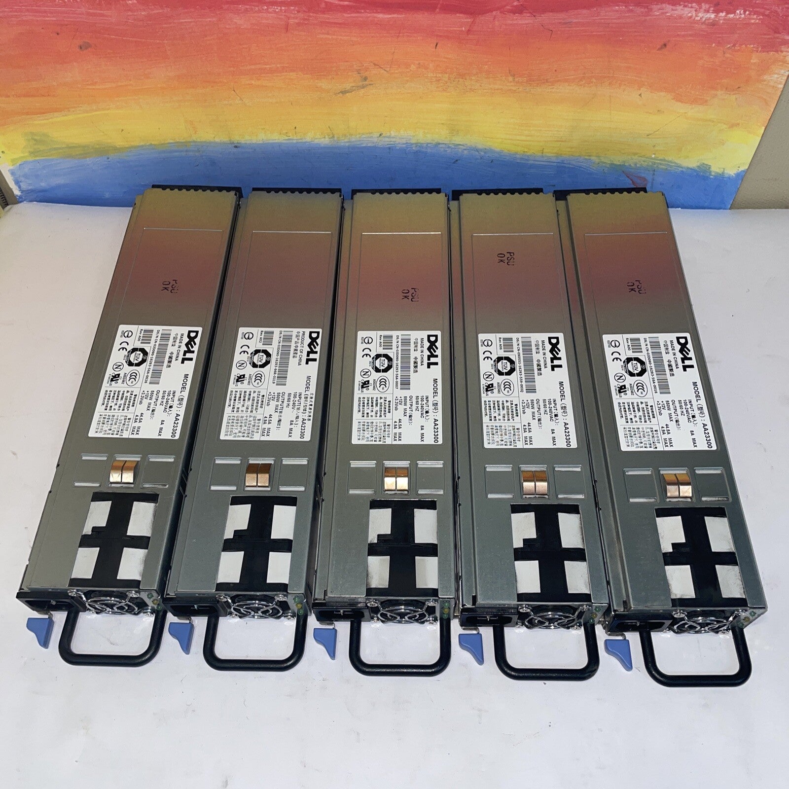 5x Dell Poweredge 1850 Server Power Supply Module JD090 X0551 AA23300 Redundant