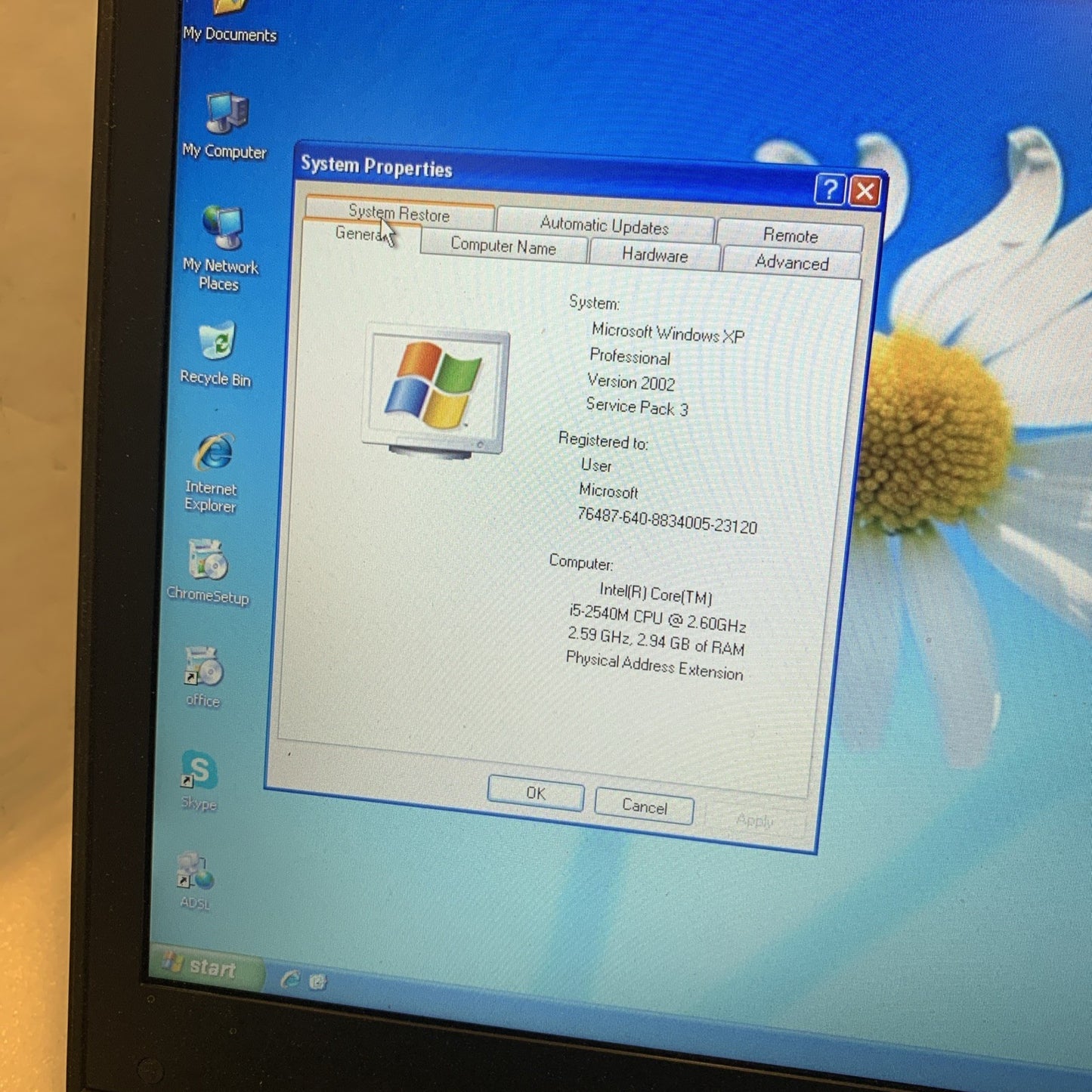 🔥 HP Elitebook 8460p 14" CPU 4GB FireWire DP WiFi Bluetooth Webcam Win XP SP3