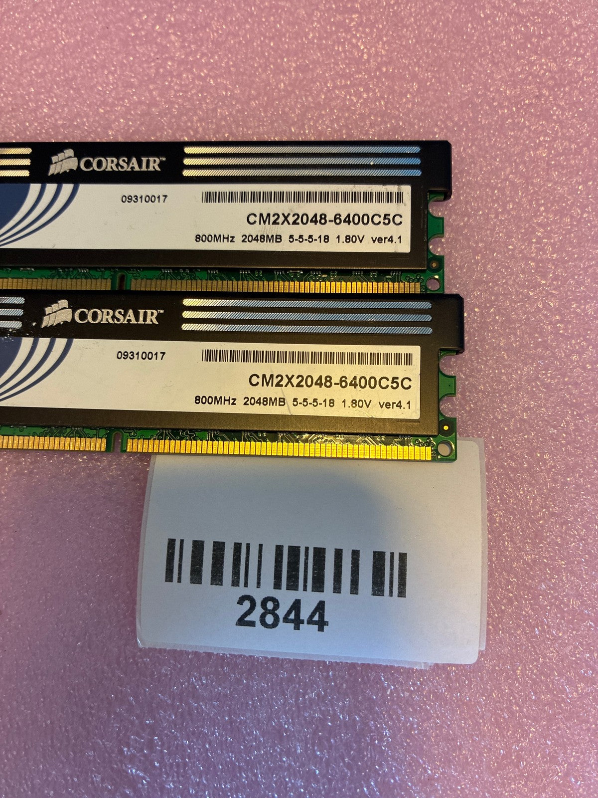 🔥 Corsair XMS2 CM2X2048-6400C5C DDR2-800 4GB (2x2GB) Dual Channel Kit