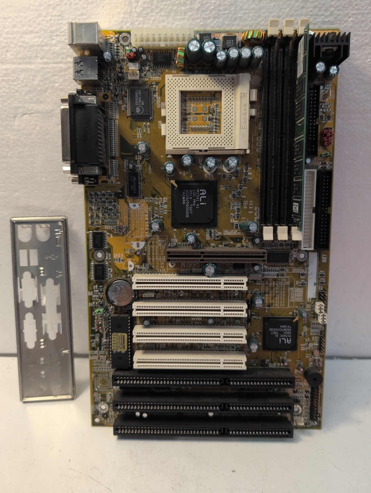 🔥 MSI MS5169 AMD SOCKET 7 AGP MOTHERBOARD WITH 256MB RAM -