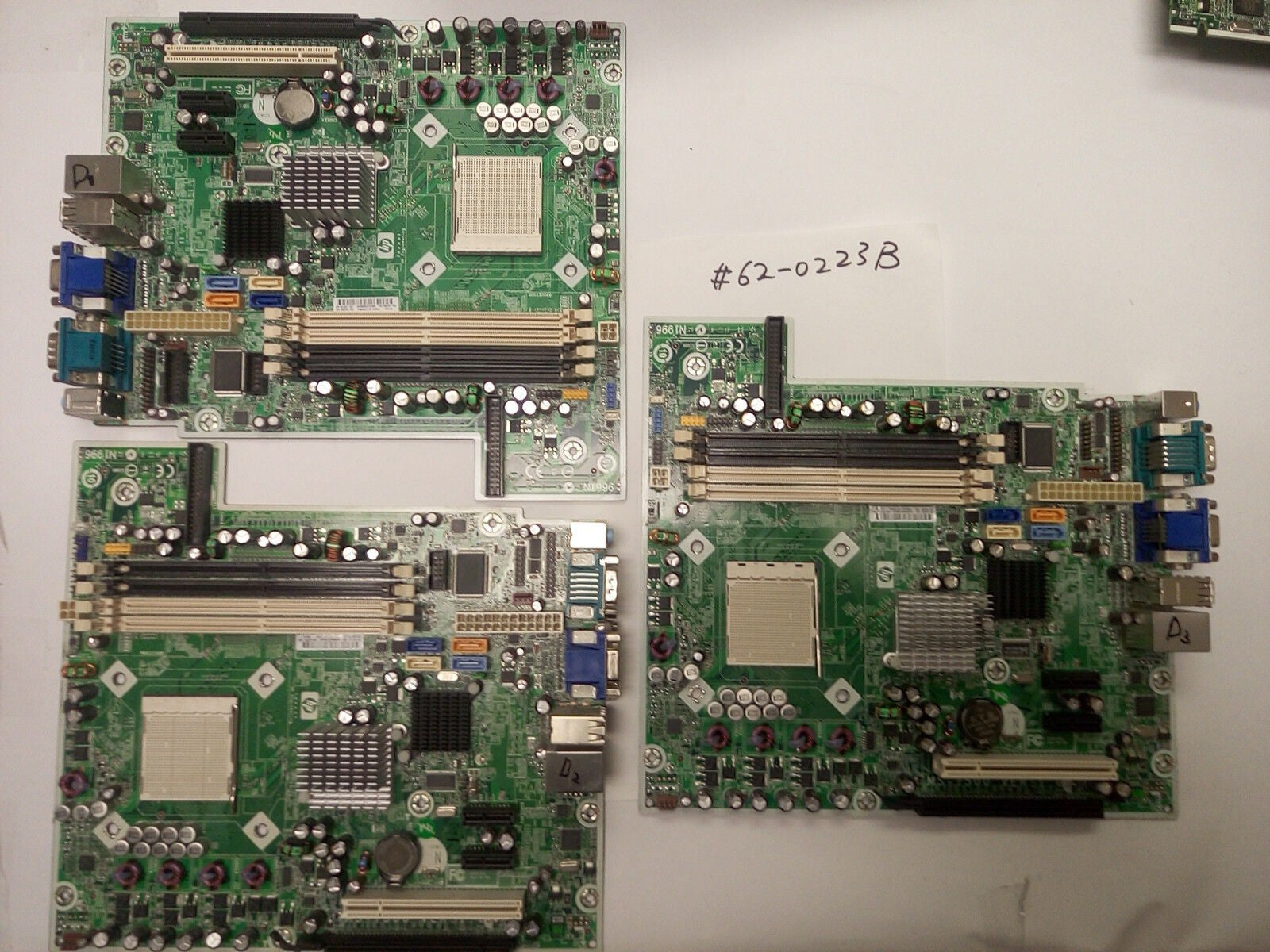 - LOT OF 3 HP DC5850 SFF System Motherboard Socket AM2  450725-002/003/004 @@@